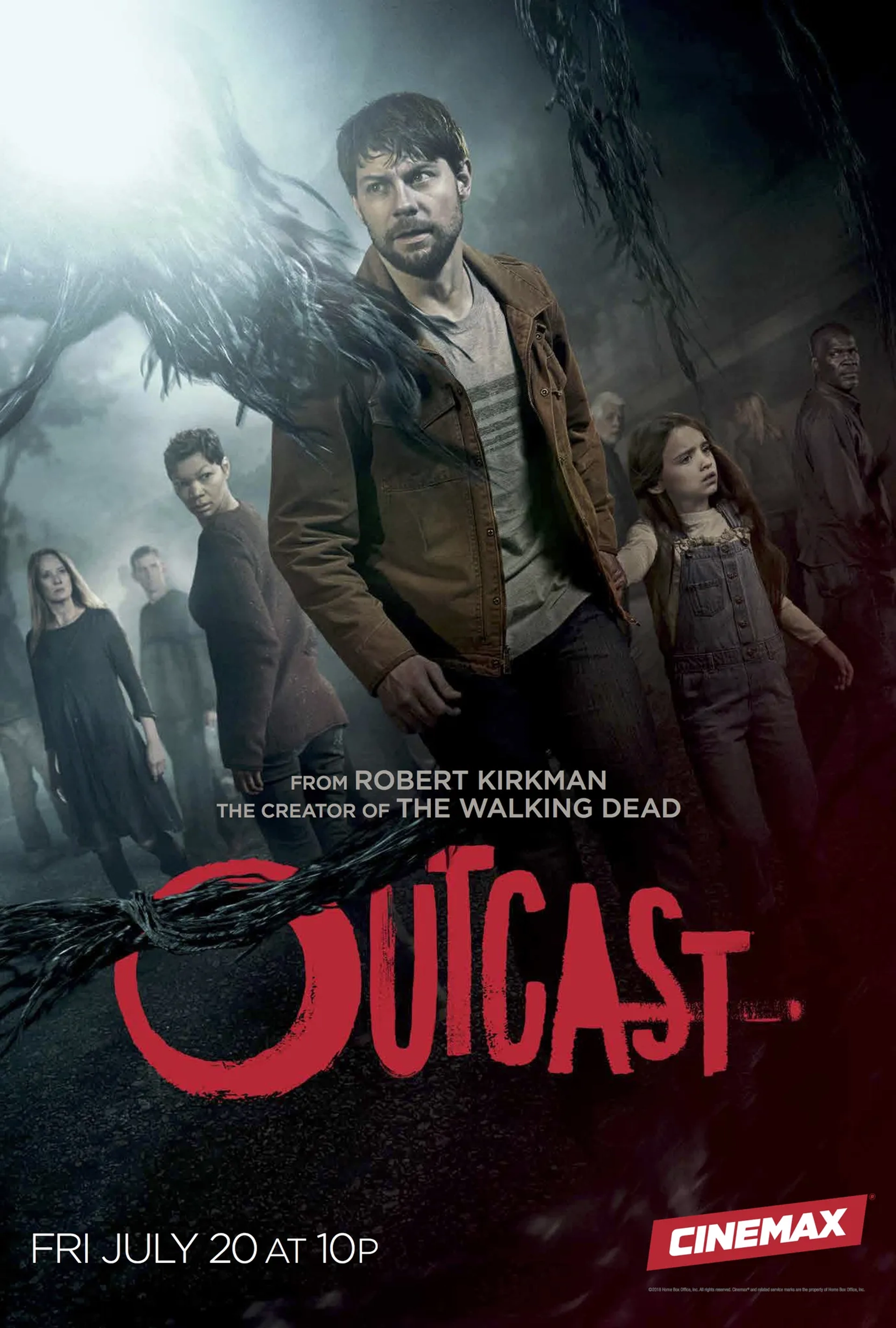 Patrick Fugit and Madeleine McGraw in Outcast (2016)
