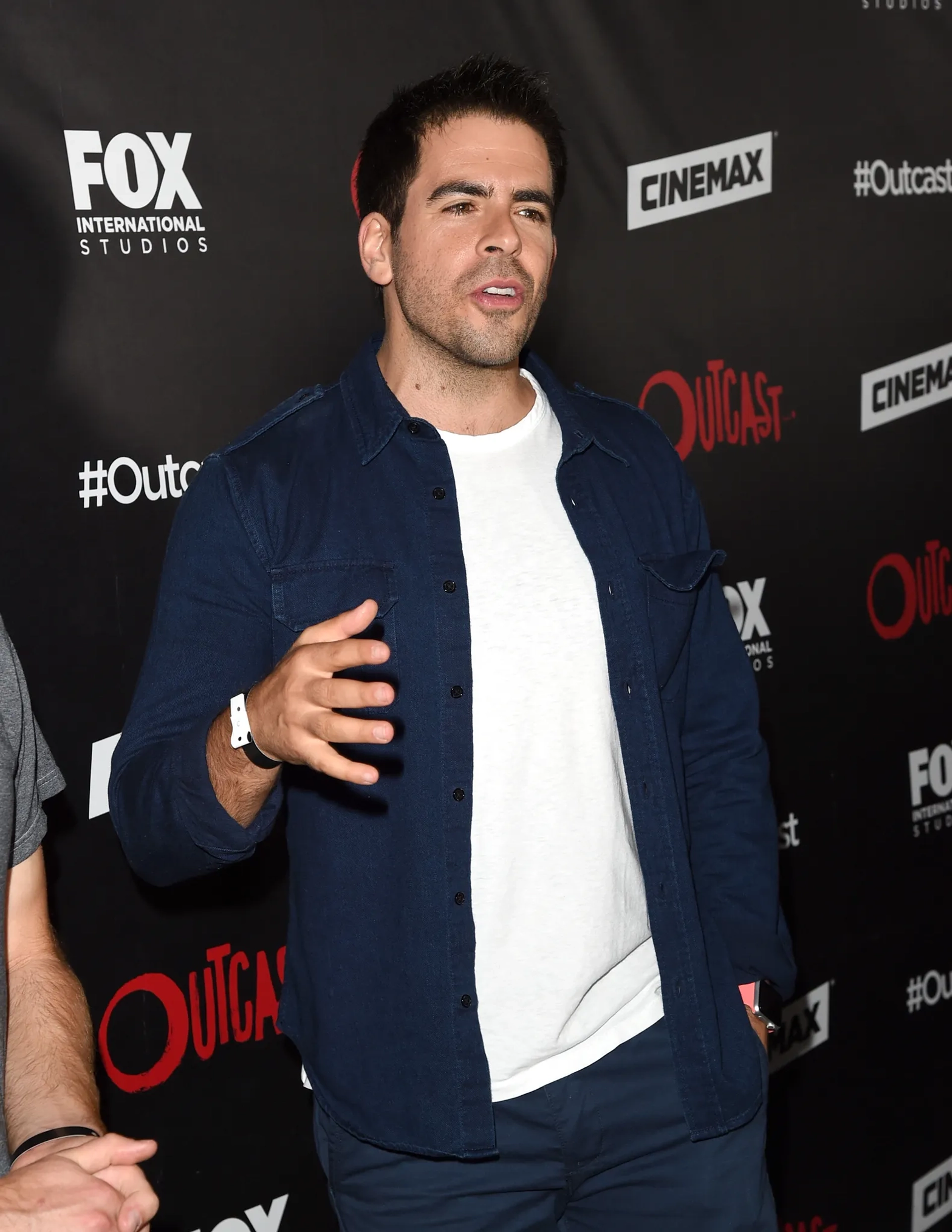 Eli Roth at an event for Outcast (2016)