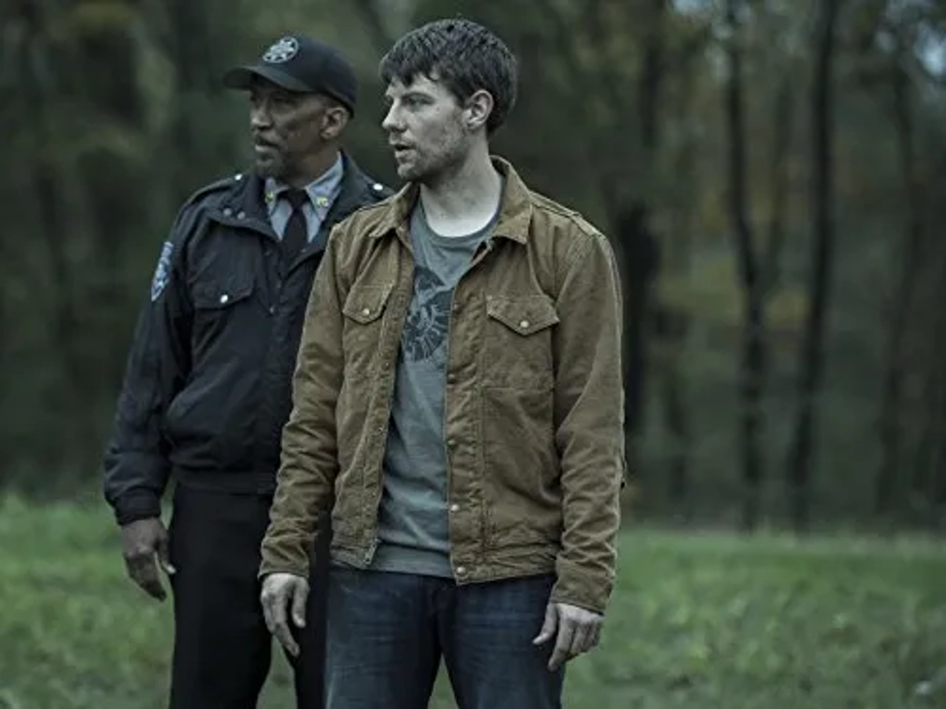Reg E. Cathey and Patrick Fugit in Outcast (2016)