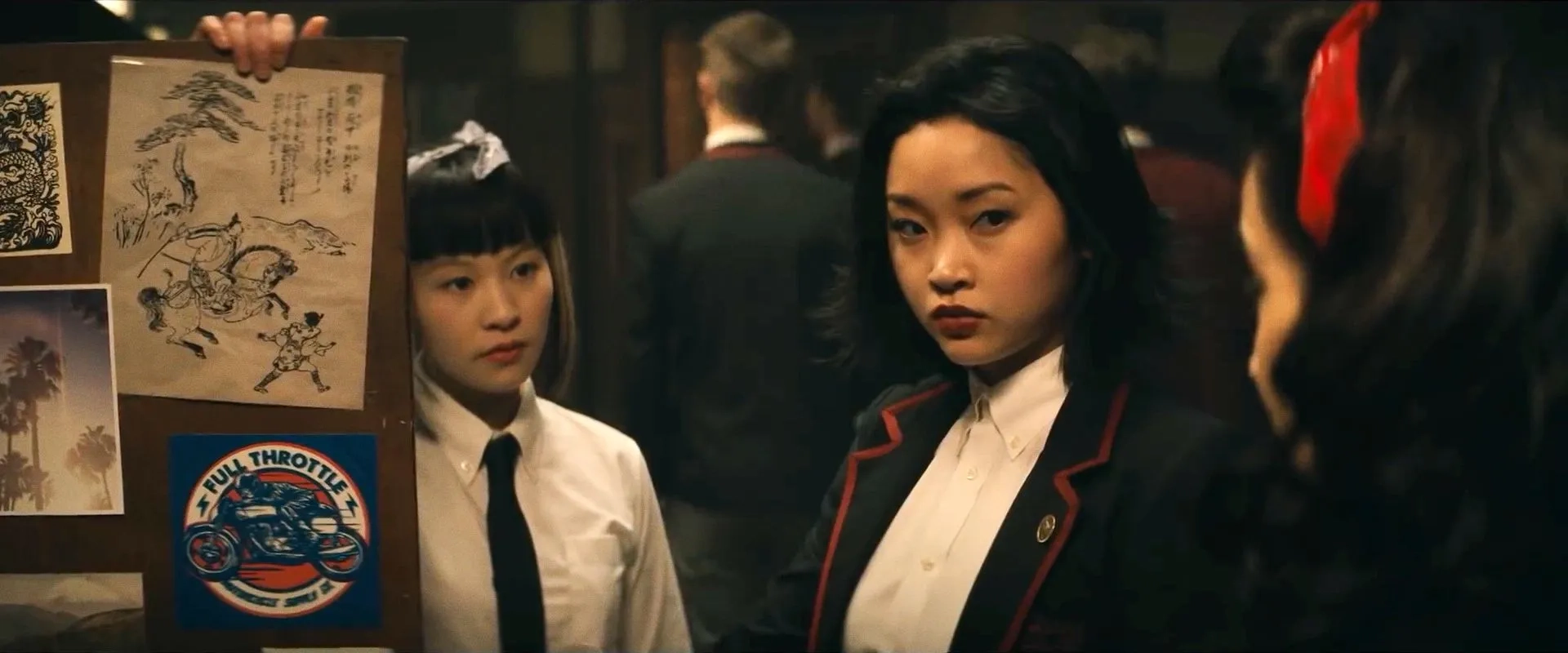 María Gabriela de Faría, Doralynn Mui, and Lana Condor in Deadly Class (2018)