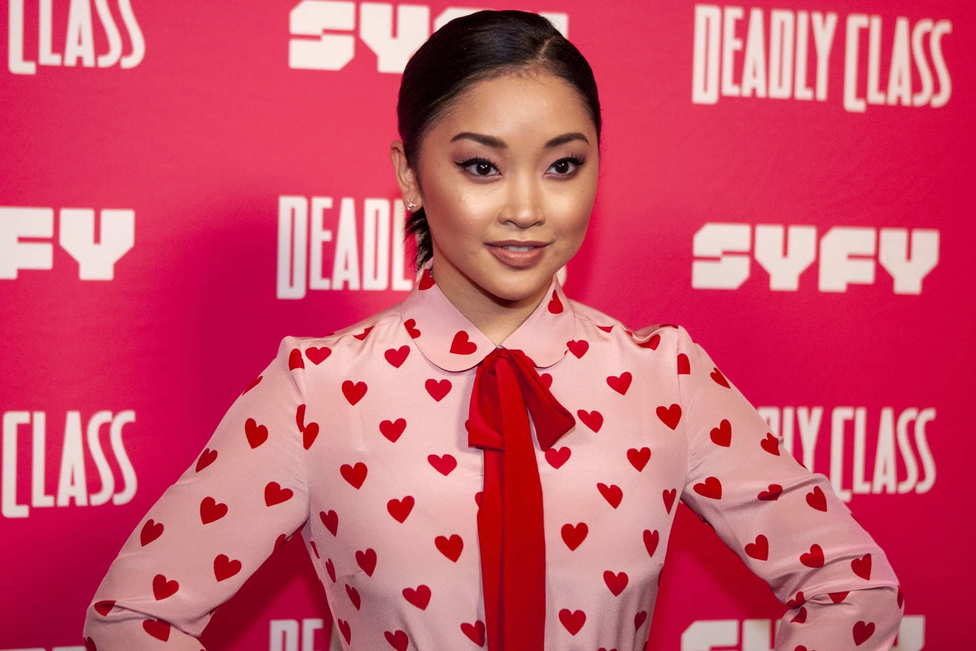 Lana Condor at an event for Deadly Class (2018)