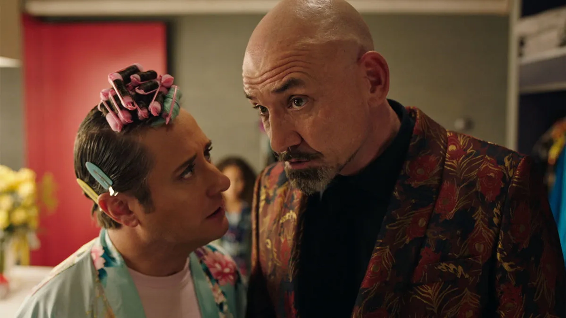 Ritchie Coster and Christopher Fitzgerald in Happy! (2017)