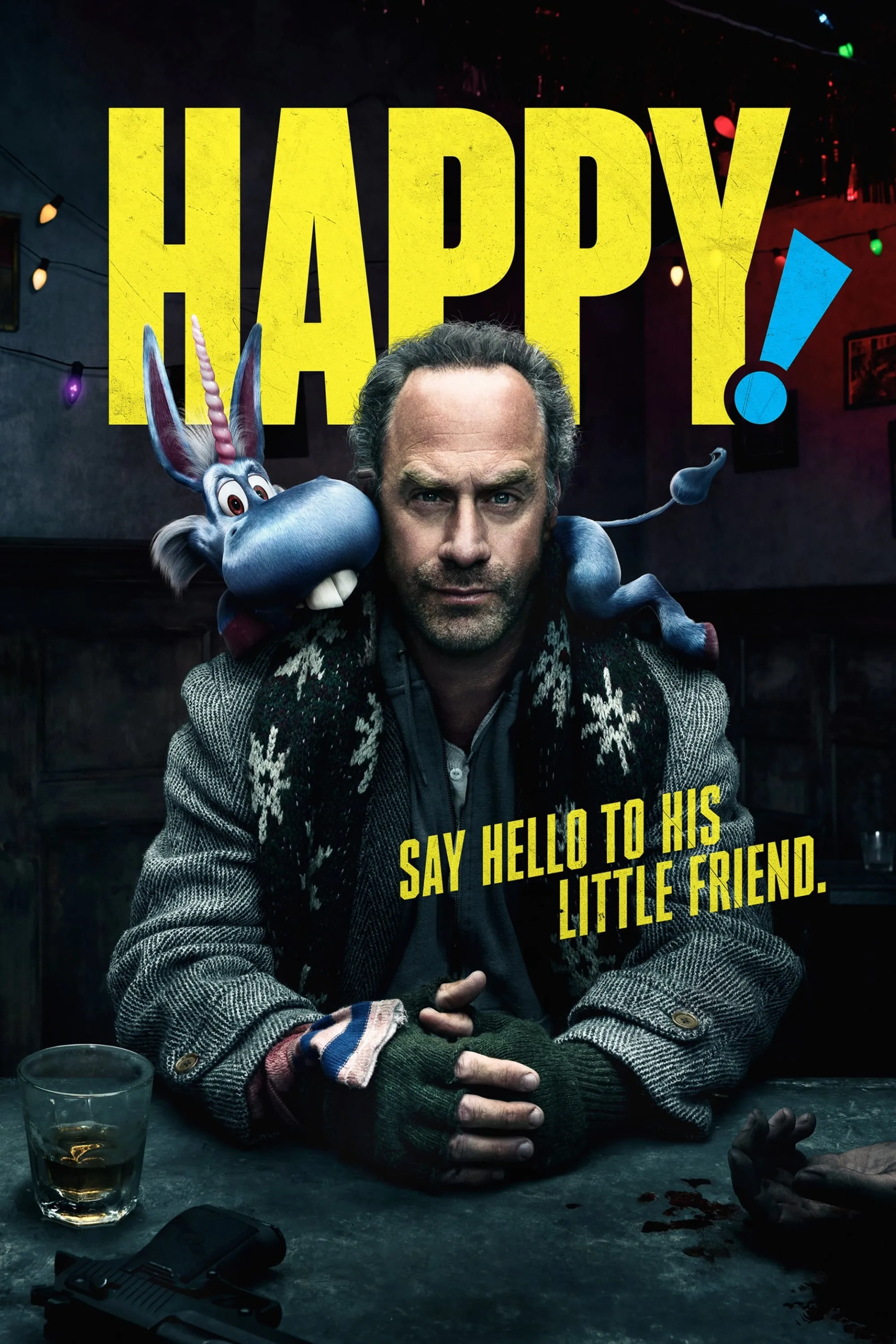 Christopher Meloni and Patton Oswalt in Happy! (2017)