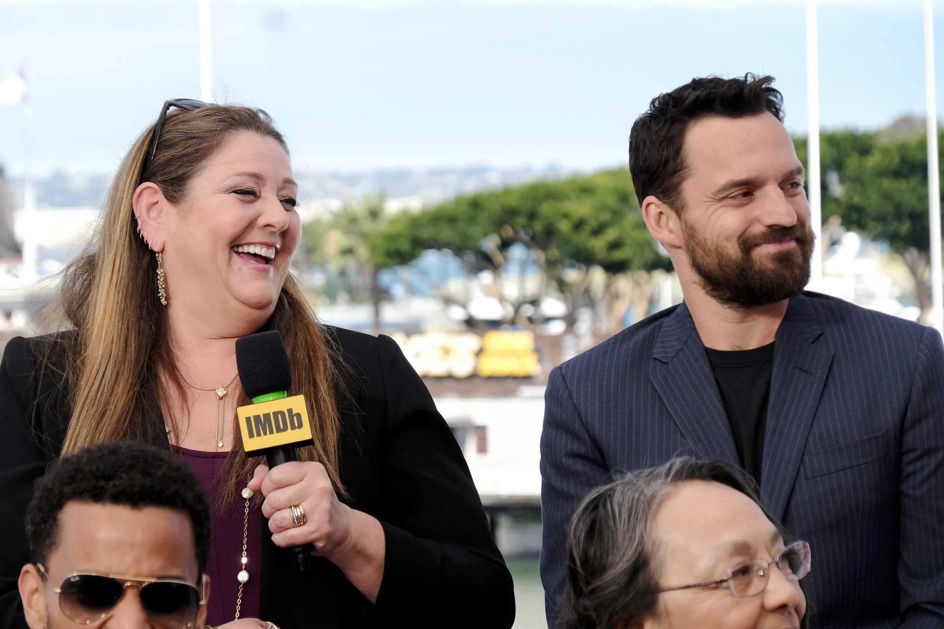 Camryn Manheim and Jake Johnson at an event for Stumptown (2019)
