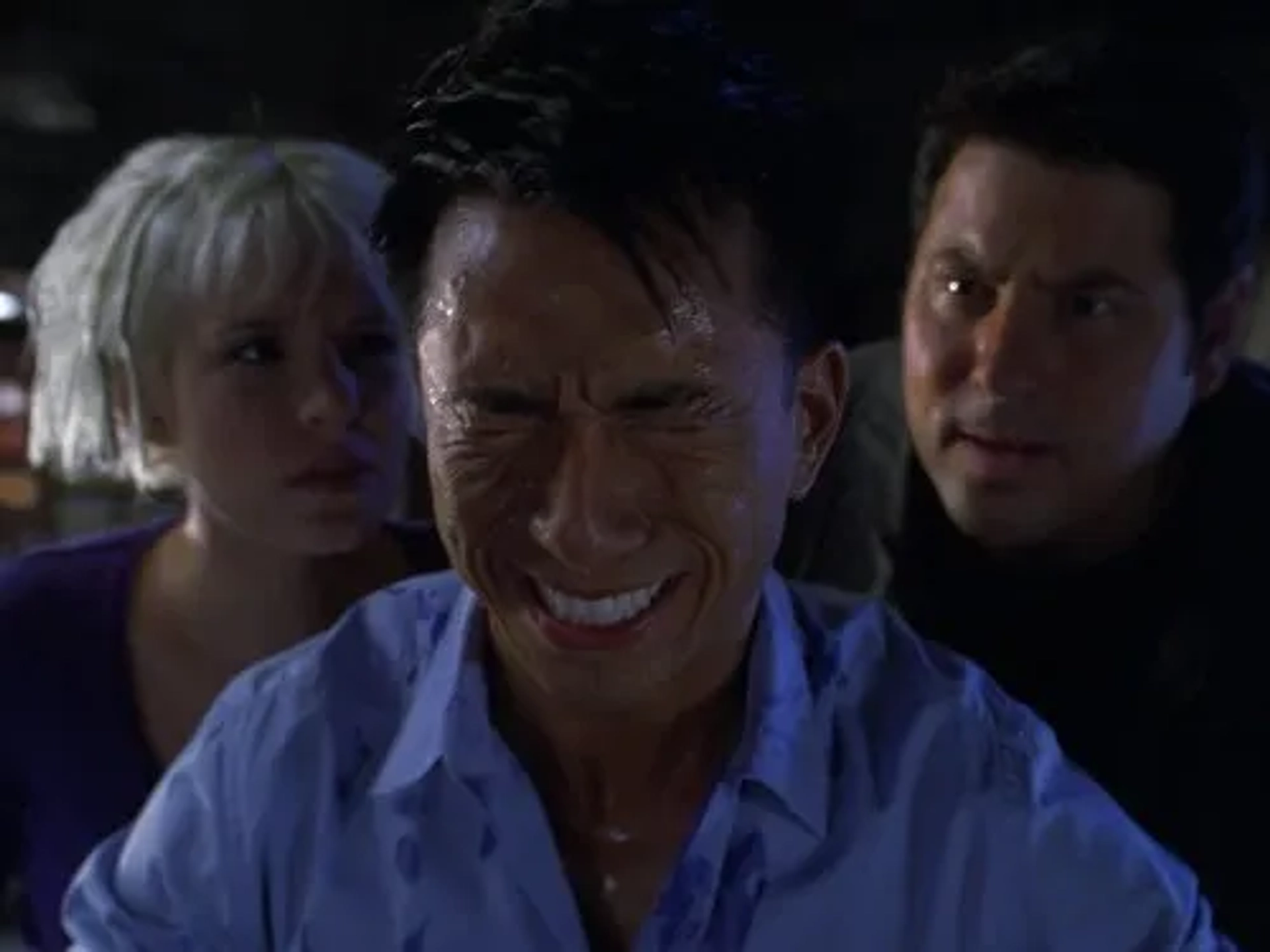Greg Grunberg, James Kyson, and Brea Grant in Heroes (2006)