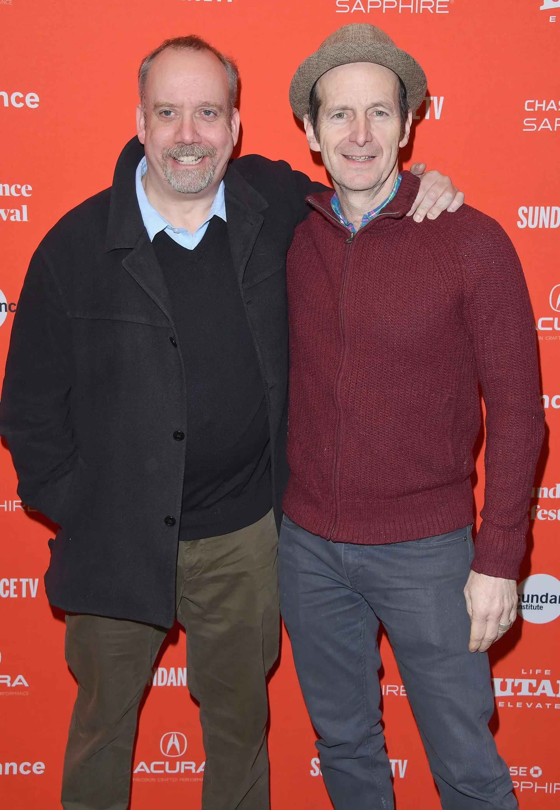 Paul Giamatti and Denis O'Hare at an event for Private Life (2018)
