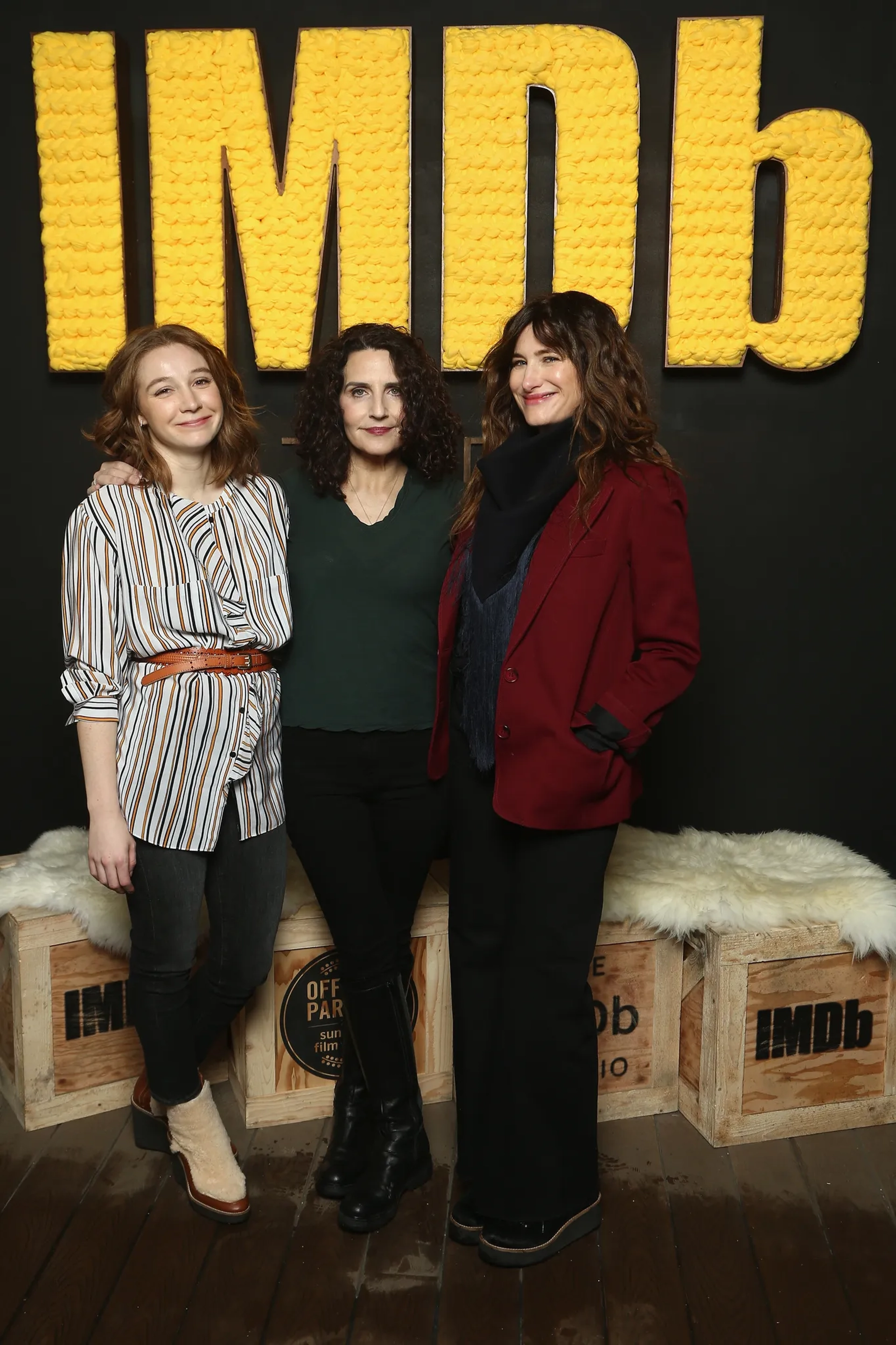 Tamara Jenkins, Kathryn Hahn, and Kayli Carter at an event for Private Life (2018)