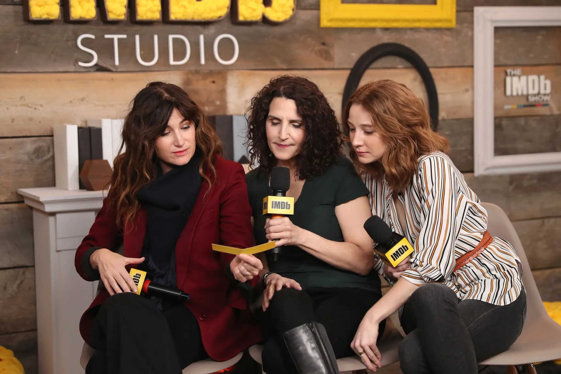 Tamara Jenkins, Kathryn Hahn, and Kayli Carter at an event for Private Life (2018)