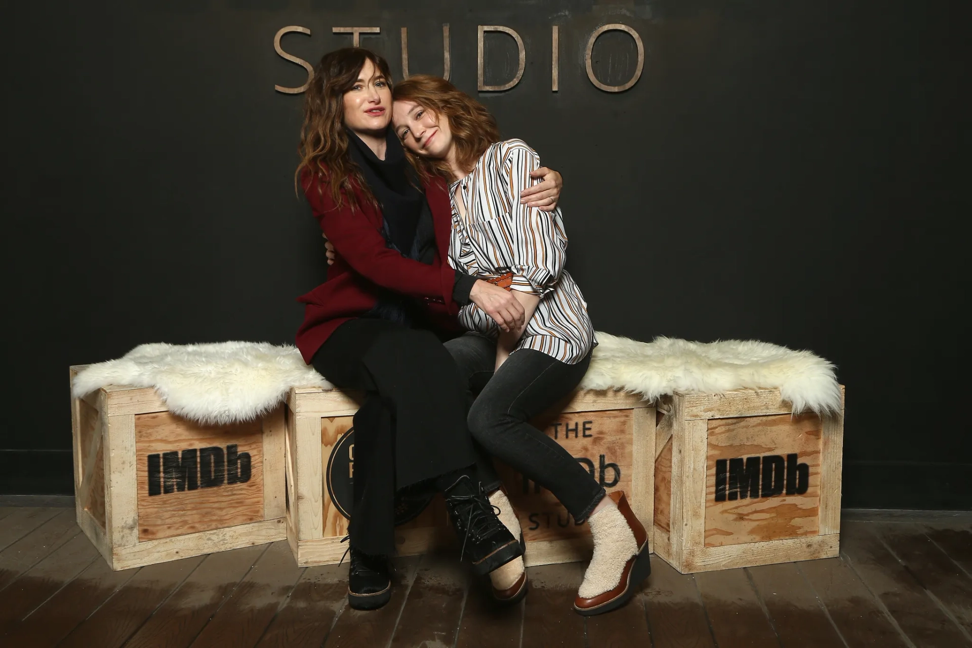 Kathryn Hahn and Kayli Carter at an event for Private Life (2018)