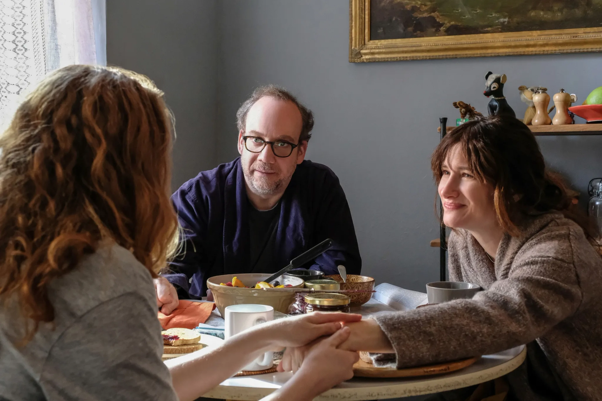 Paul Giamatti, Kathryn Hahn, and Kayli Carter in Private Life (2018)