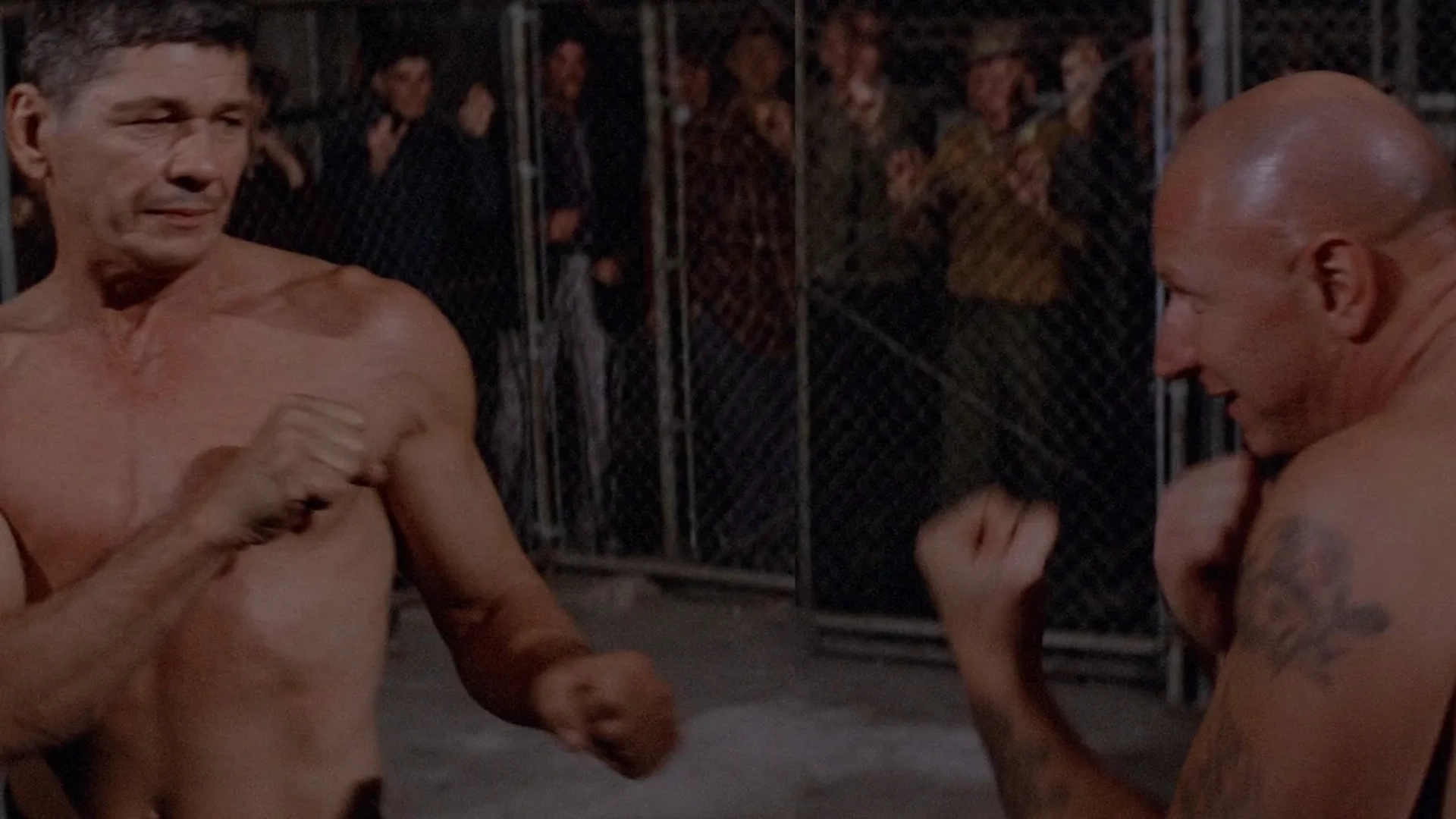 Charles Bronson and Robert Tessier in Hard Times (1975)