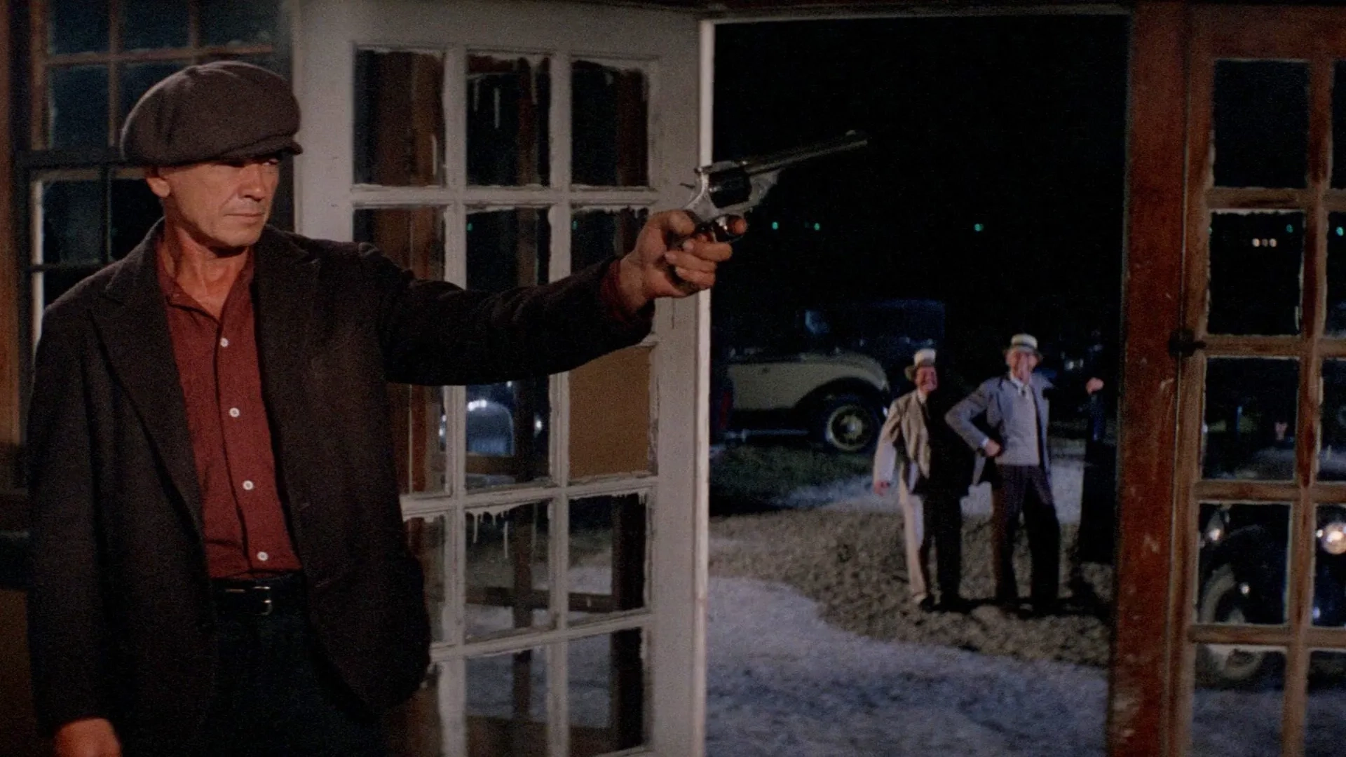 Charles Bronson, James Coburn, and Strother Martin in Hard Times (1975)