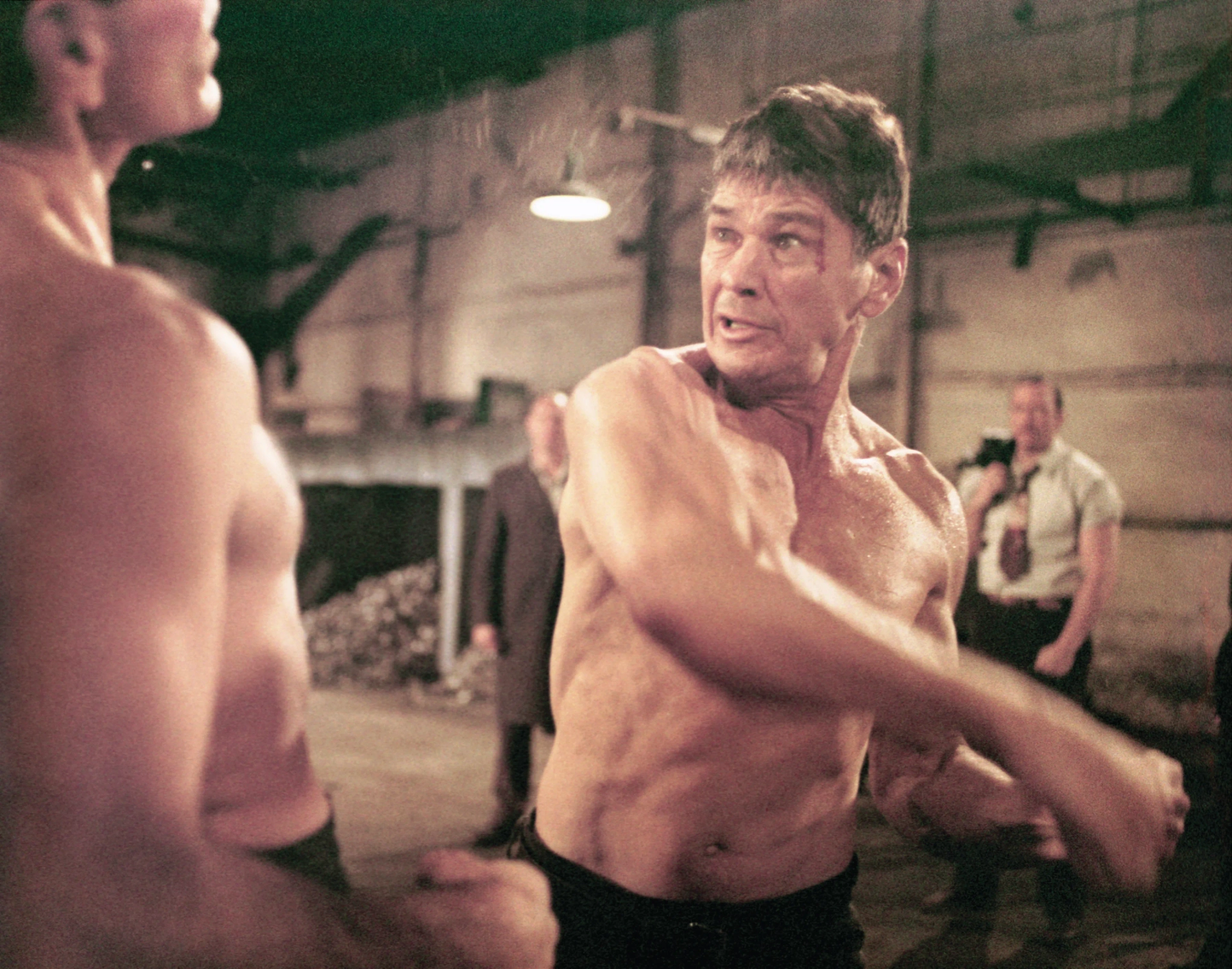 Charles Bronson, Nick Dimitri, Robert Tessier, and Edward Walsh in Hard Times (1975)