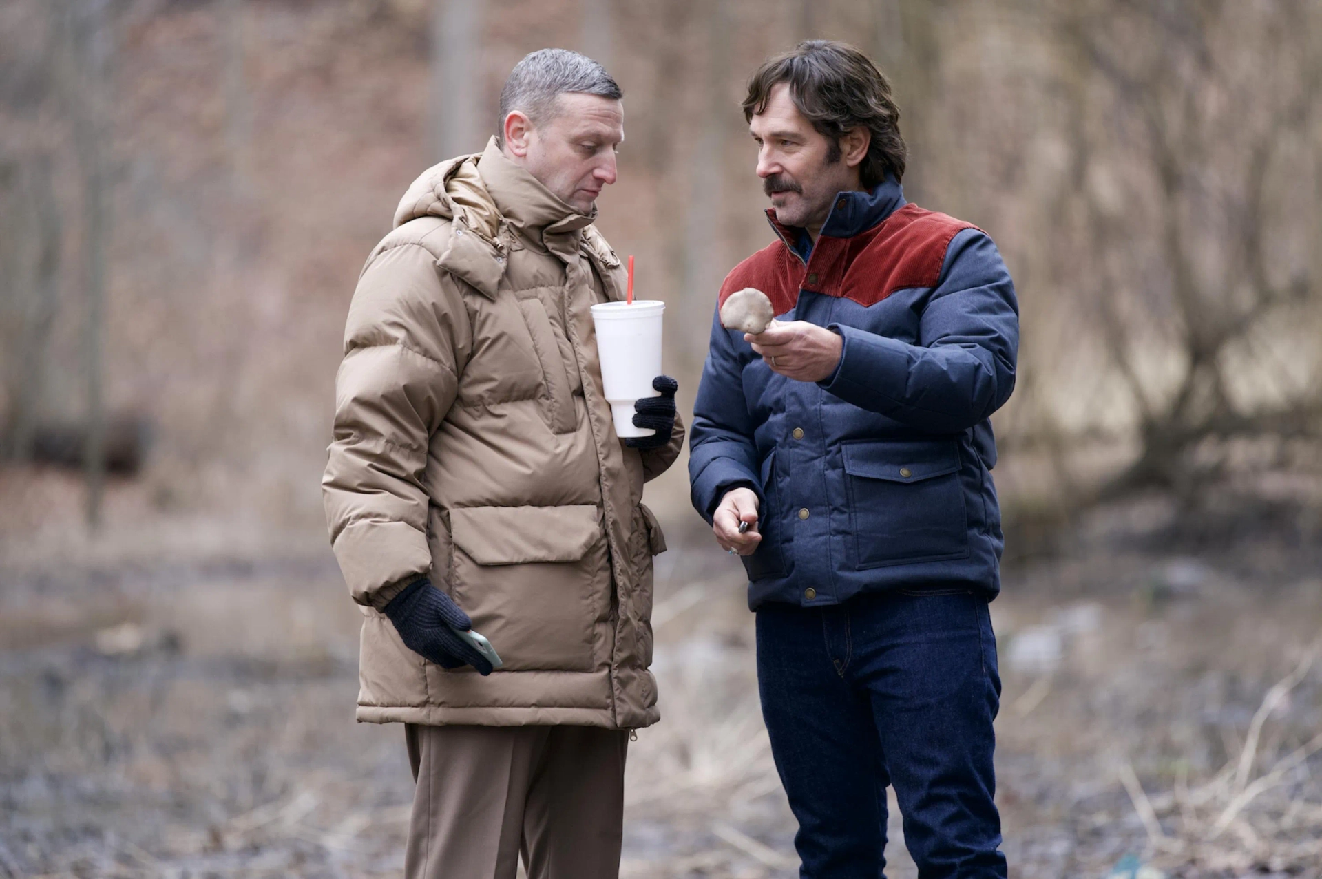 Paul Rudd and Tim Robinson in Friendship (2024)