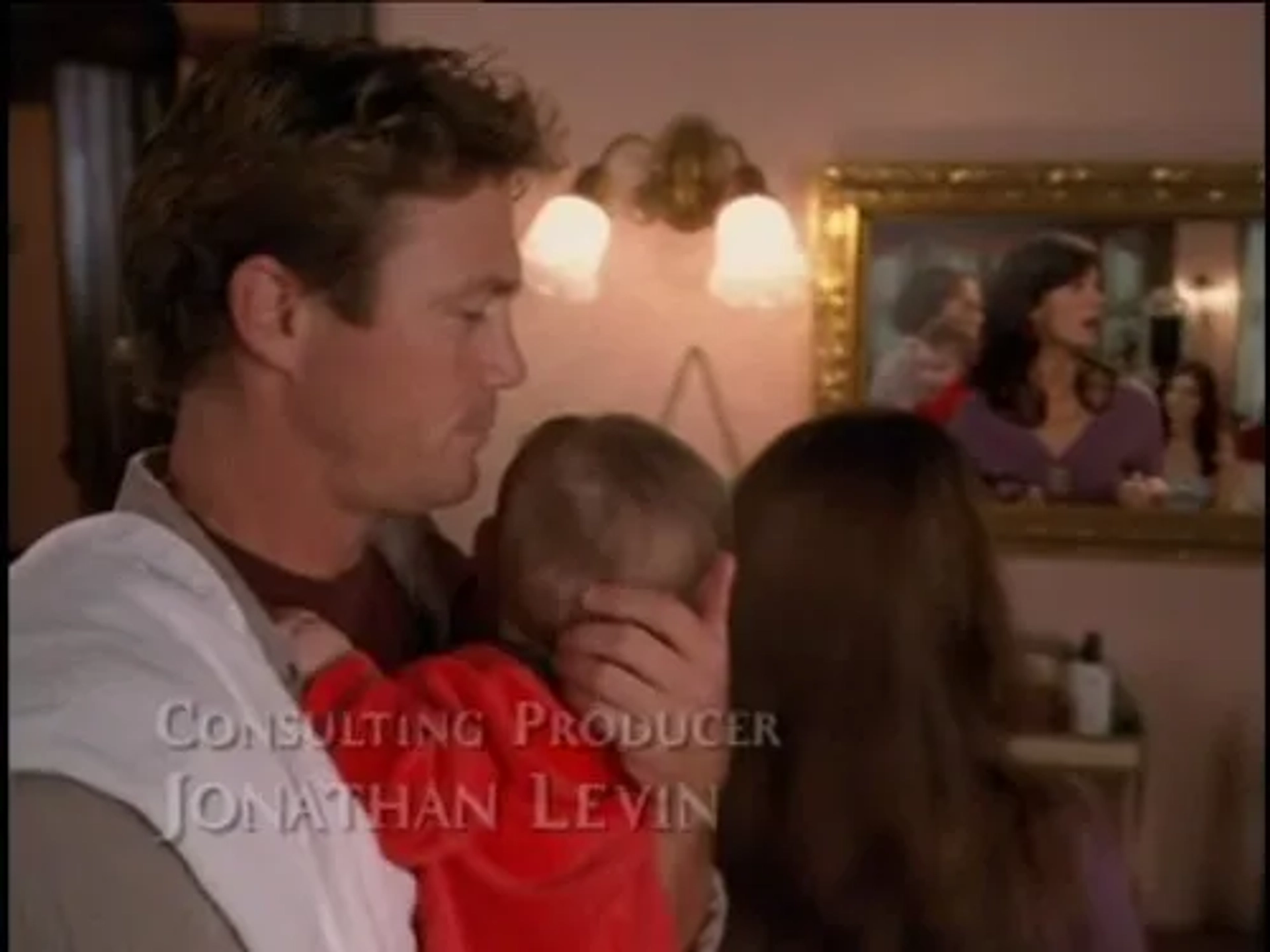 Holly Marie Combs, Brian Krause, Kylee Gregory, and Brooklyn Gregory in Charmed (1998)