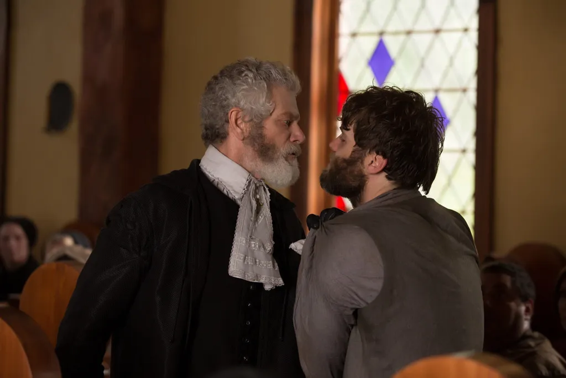 Stephen Lang and Seth Gabel in Salem (2014)