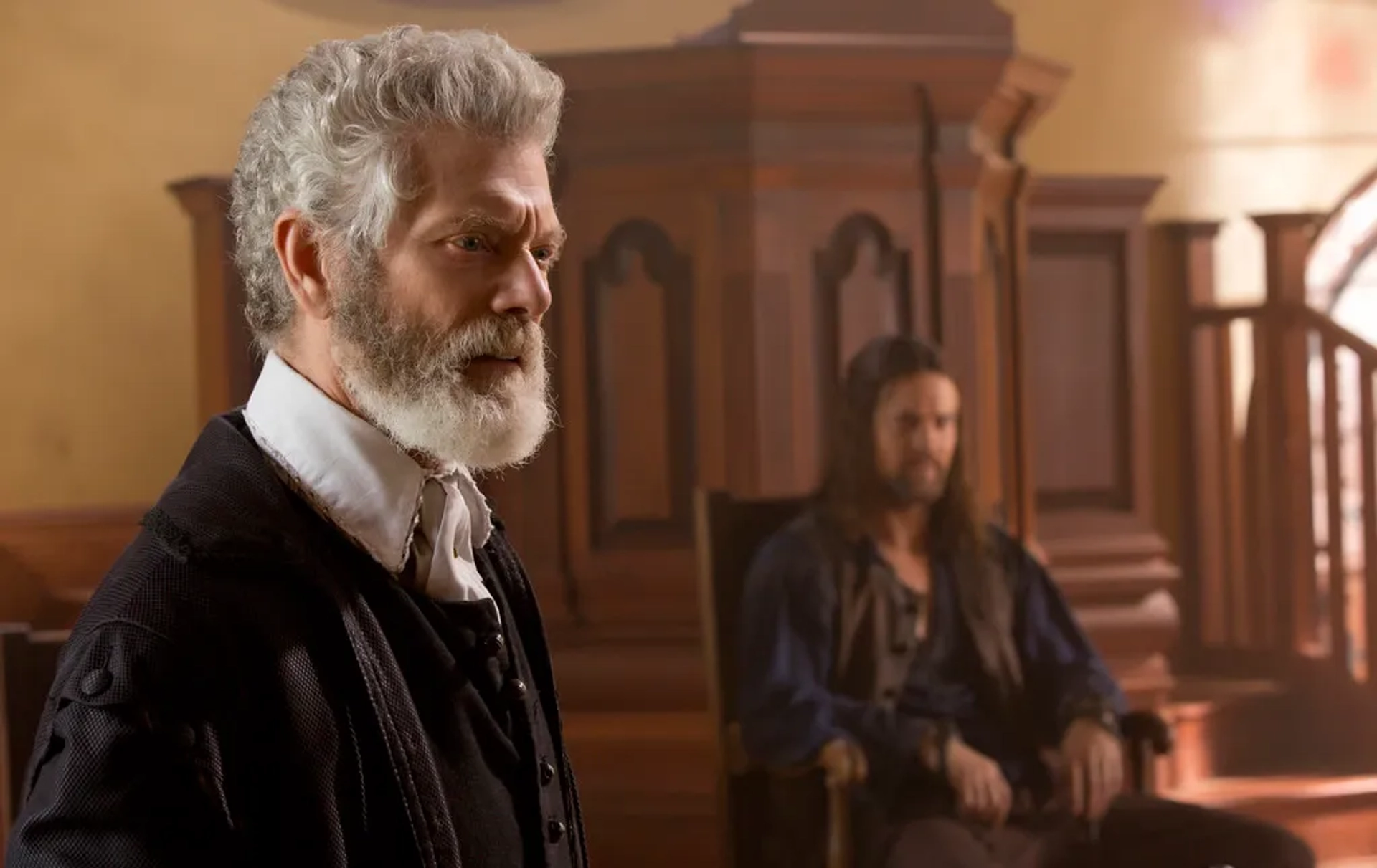 Stephen Lang and Shane West in Salem (2014)