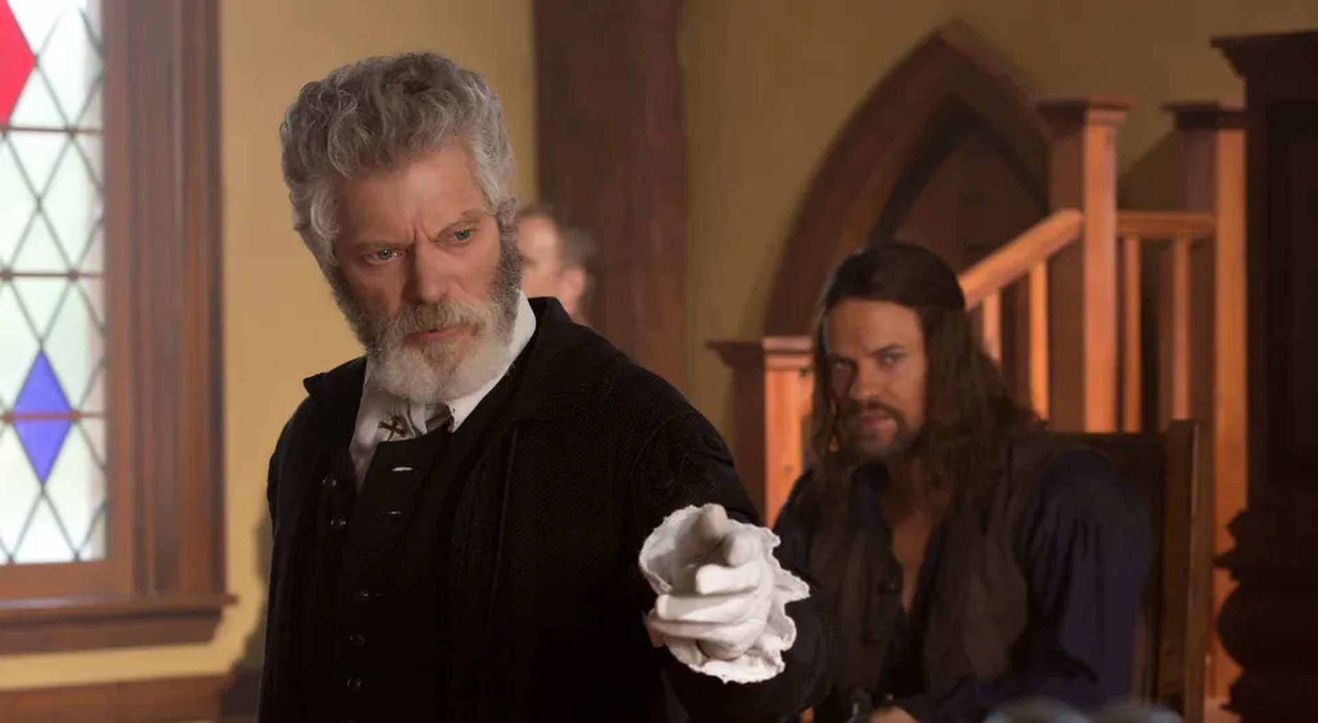 Stephen Lang and Shane West in Salem (2014)