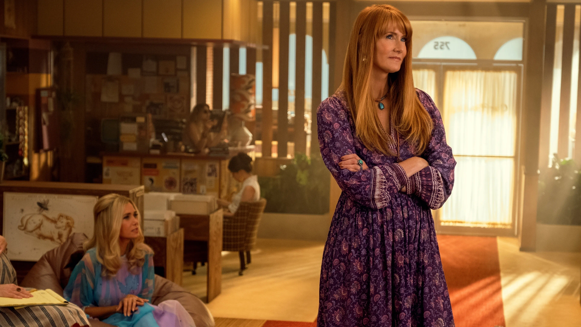 Laura Dern and Kristen Wiig in Maxine Saves a Cat (2024)