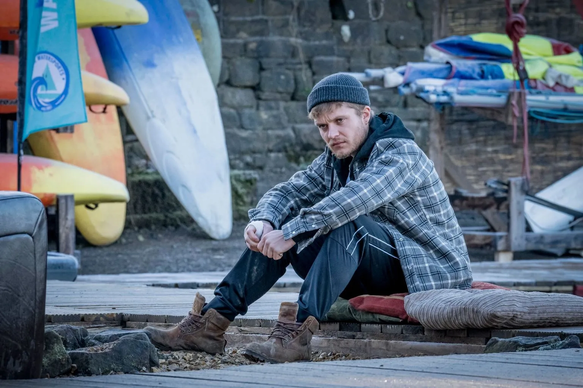 Tom Glynn-Carney in The Jetty (2024)