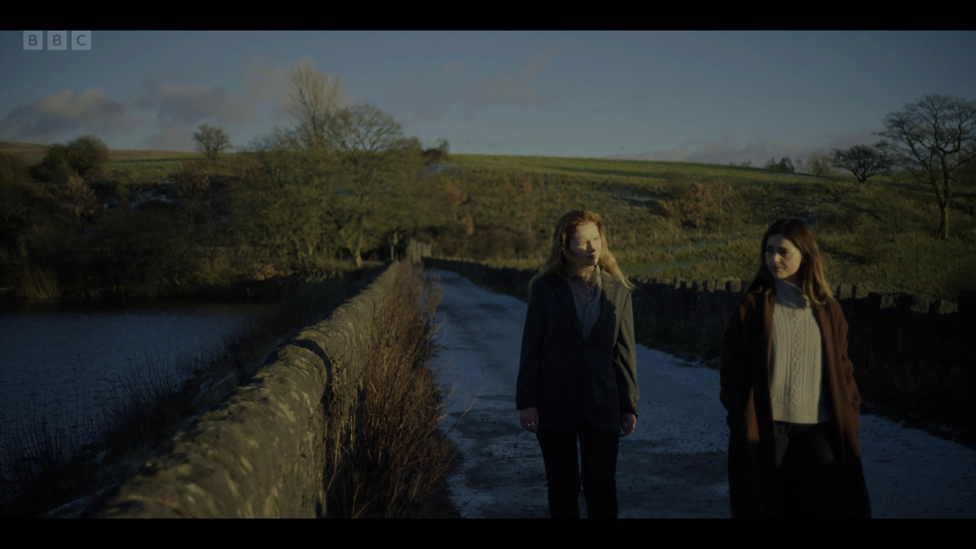 Jenna Coleman and Lorna Nickson Brown in The Jetty