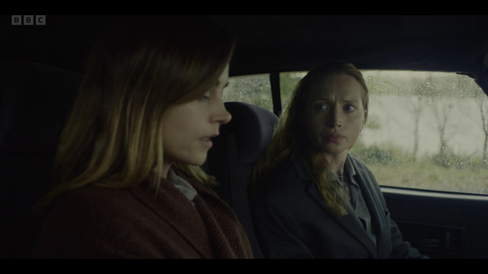 Lorna Nickson Brown and Jenna Coleman in The Jetty