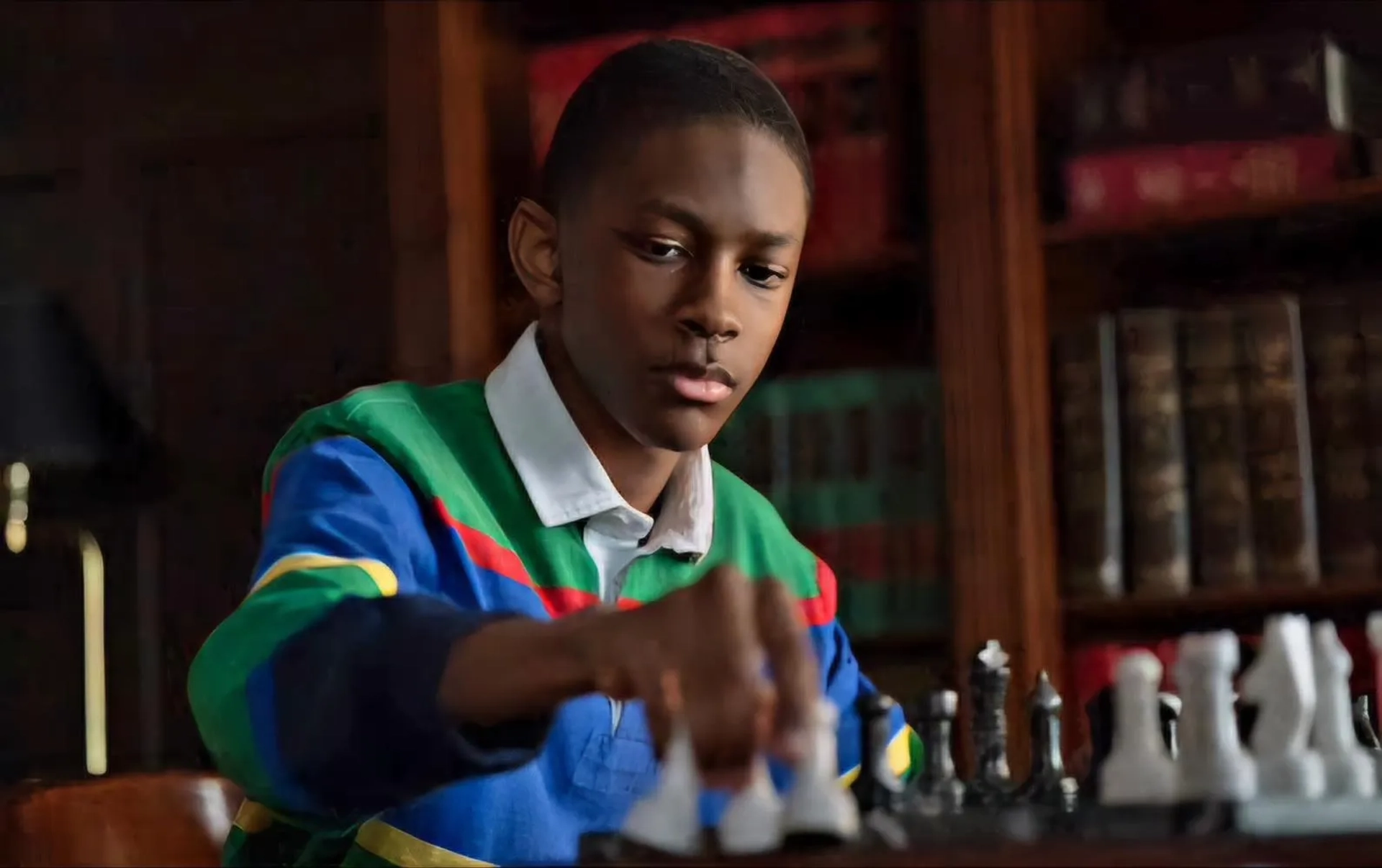 Chess scene in Library Emperor Of Ocean Park
