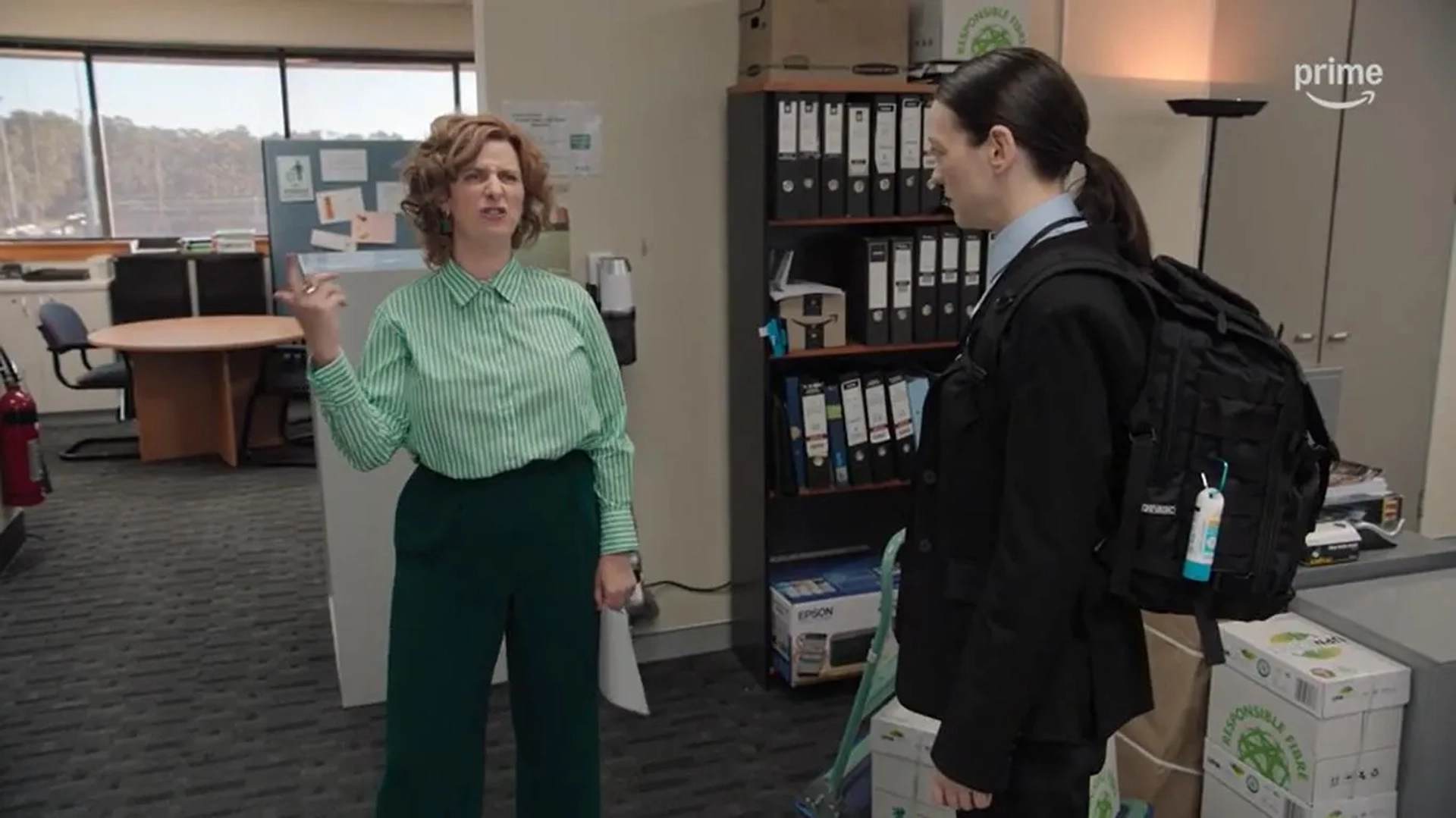 Felicity Ward and Edith Poor in The Office (2024)
