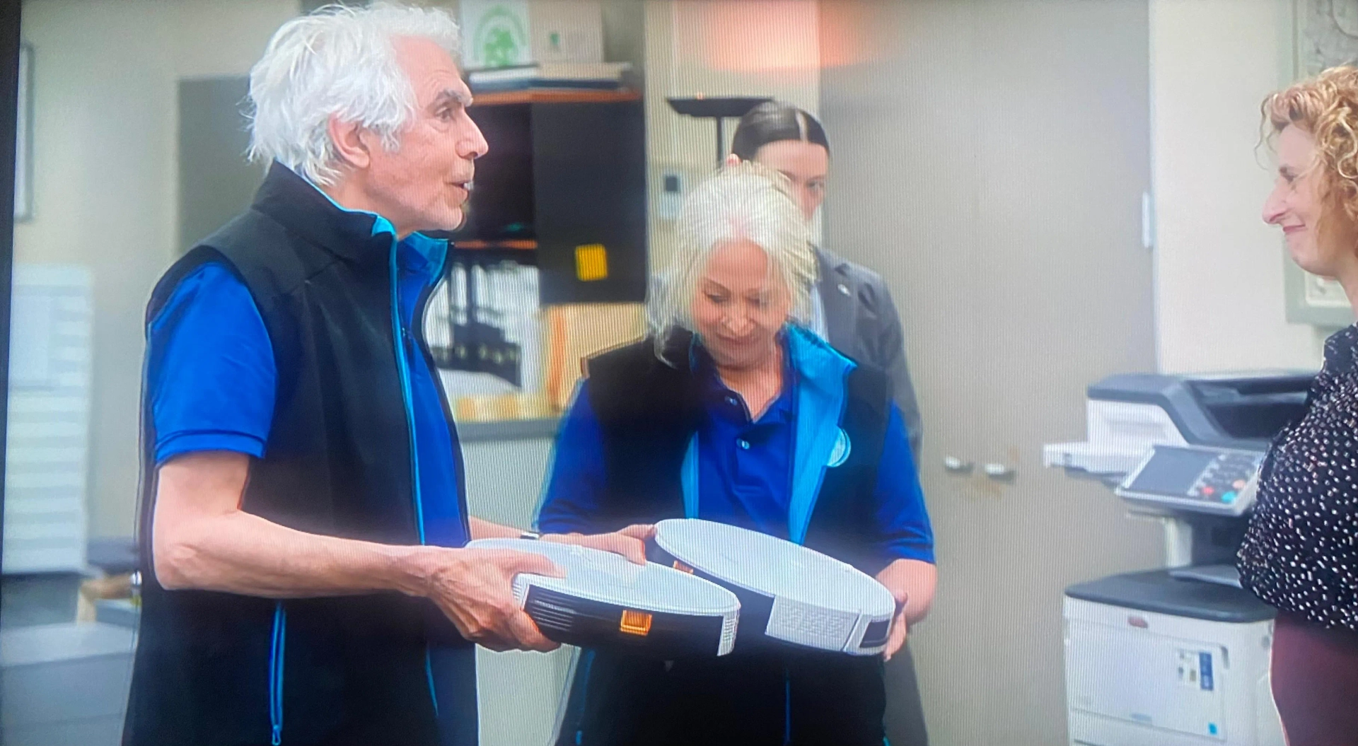 Christian Manon, Olga Tamara, Felicity Ward, and Edith Poor in The Office (2024)