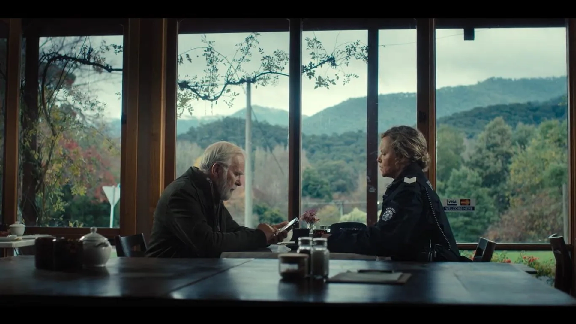 Ian McElhinney and Leah Purcell in High Country (2024)
