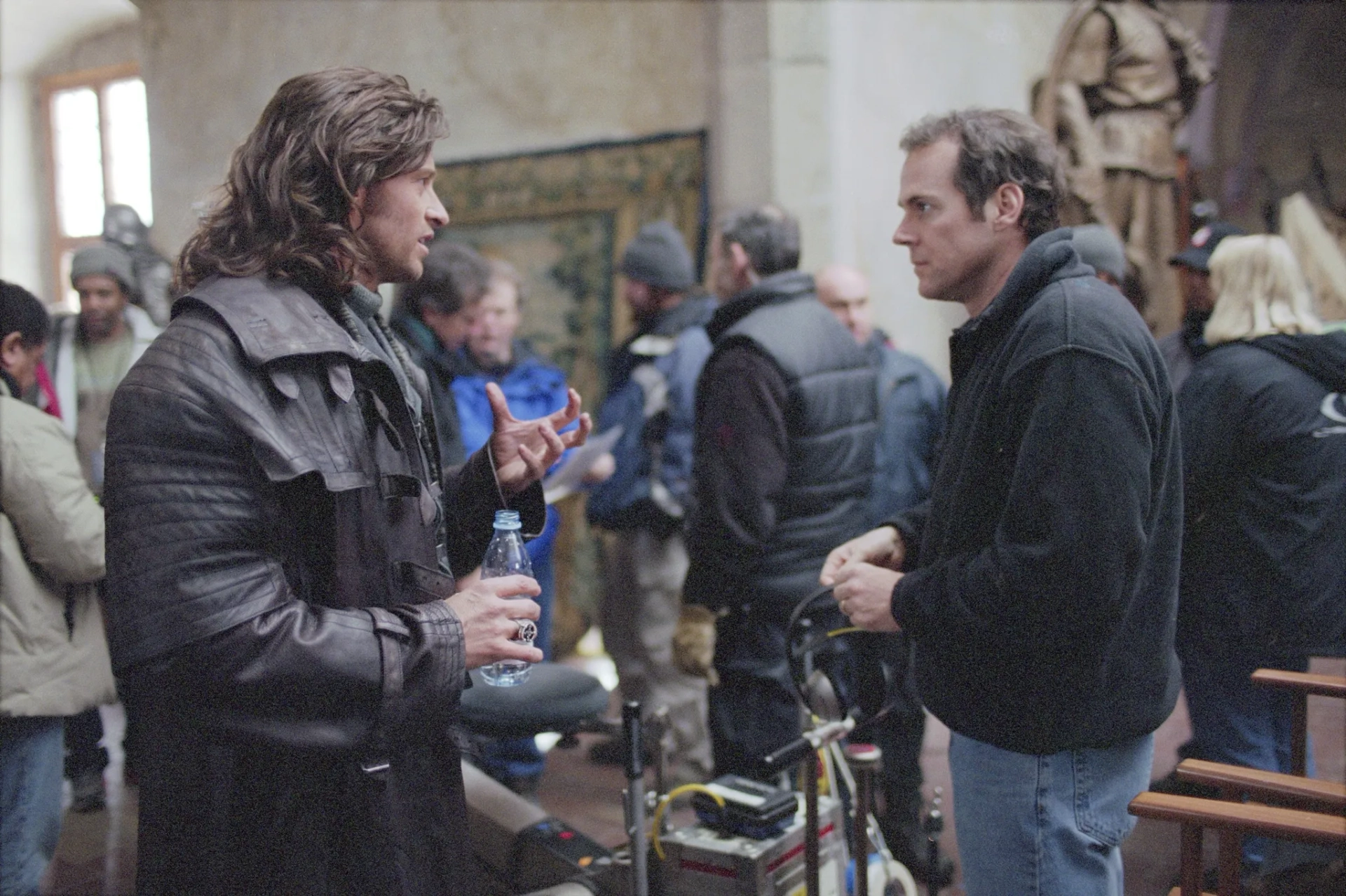 Hugh Jackman and Stephen Sommers in Van Helsing (2004)