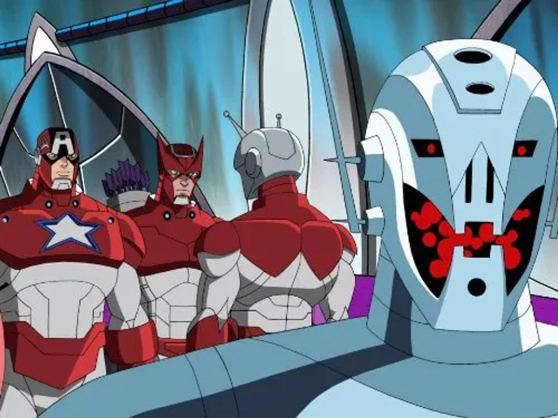 Brian Bloom, Chris Cox, Tom Kane, and Wally Wingert in The Avengers: Earth's Mightiest Heroes (2010)