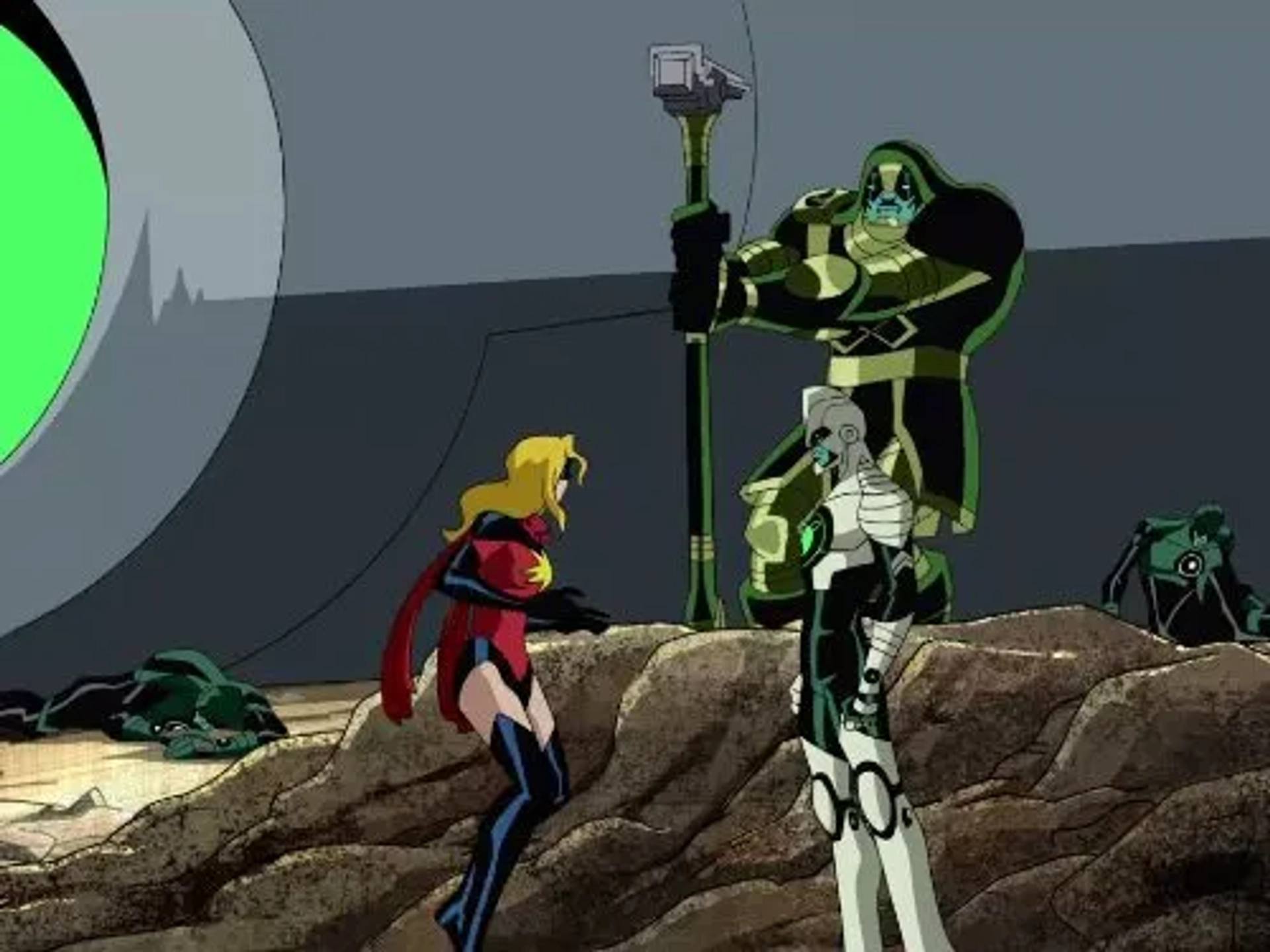 Jennifer Hale, Keith Szarabajka, and Roger Craig Smith in The Avengers: Earth's Mightiest Heroes (2010)