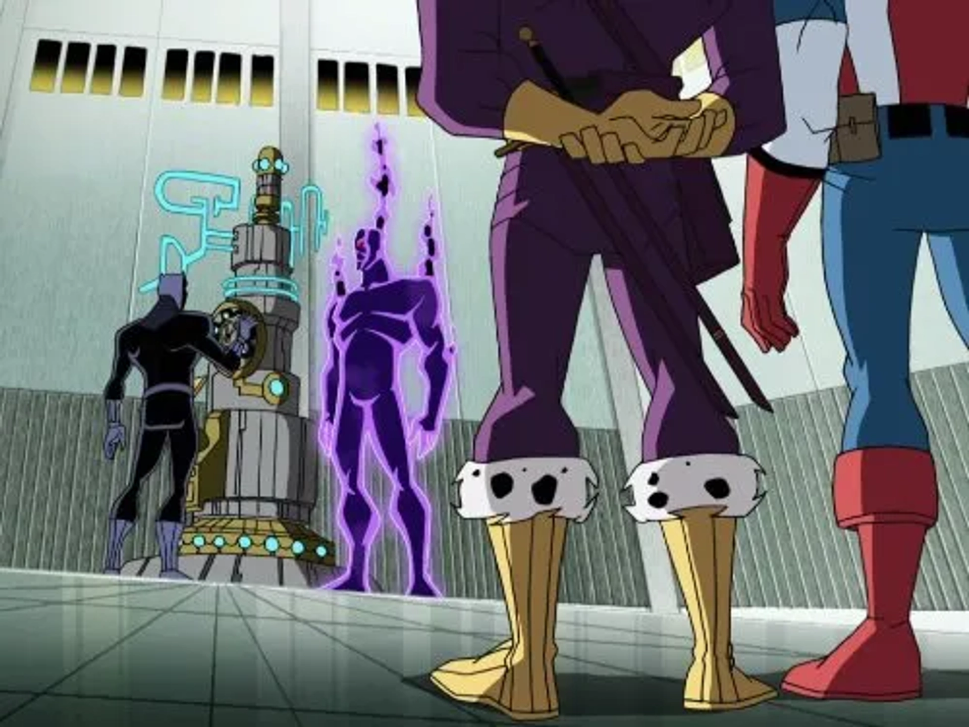 Brian Bloom, Robin Atkin Downes, Phil LaMarr, and James Mathis III in The Avengers: Earth's Mightiest Heroes (2010)