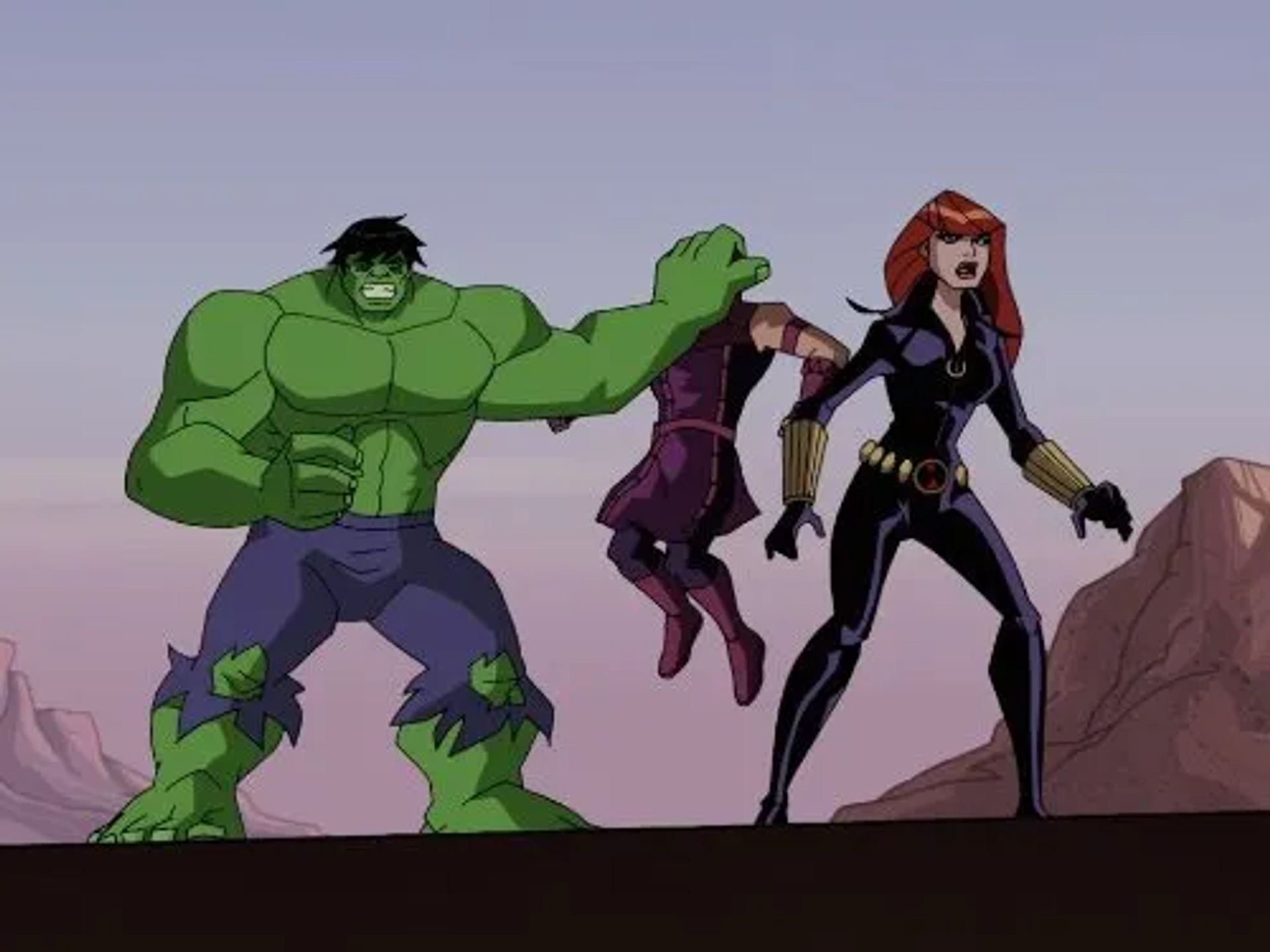 Chris Cox, Vanessa Marshall, and Fred Tatasciore in The Avengers: Earth's Mightiest Heroes (2010)