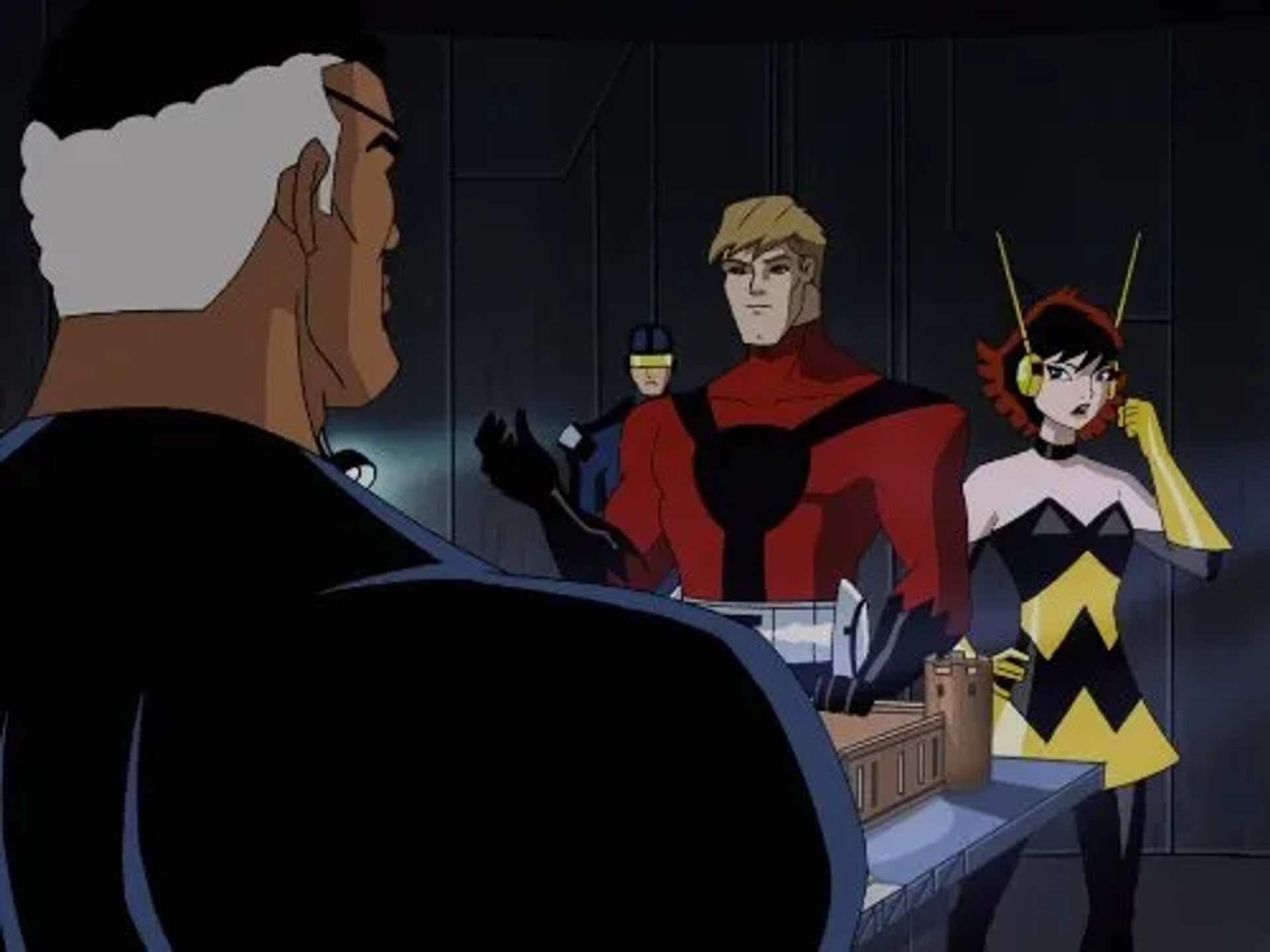 Alex Désert, Colleen O'Shaughnessey, and Wally Wingert in The Avengers: Earth's Mightiest Heroes (2010)