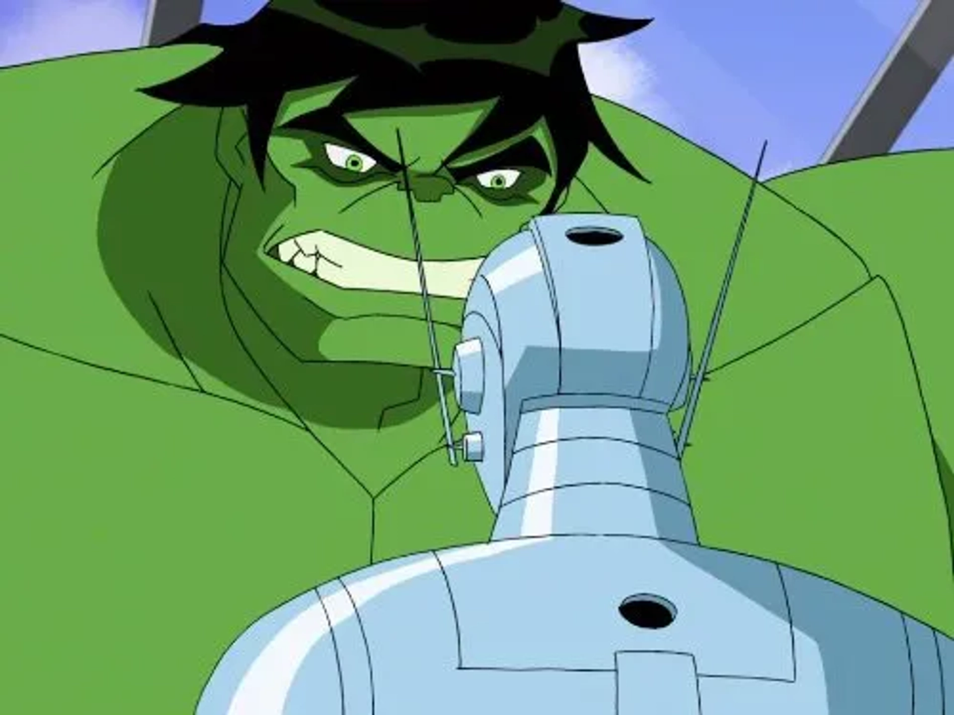 Tom Kane and Fred Tatasciore in The Avengers: Earth's Mightiest Heroes (2010)