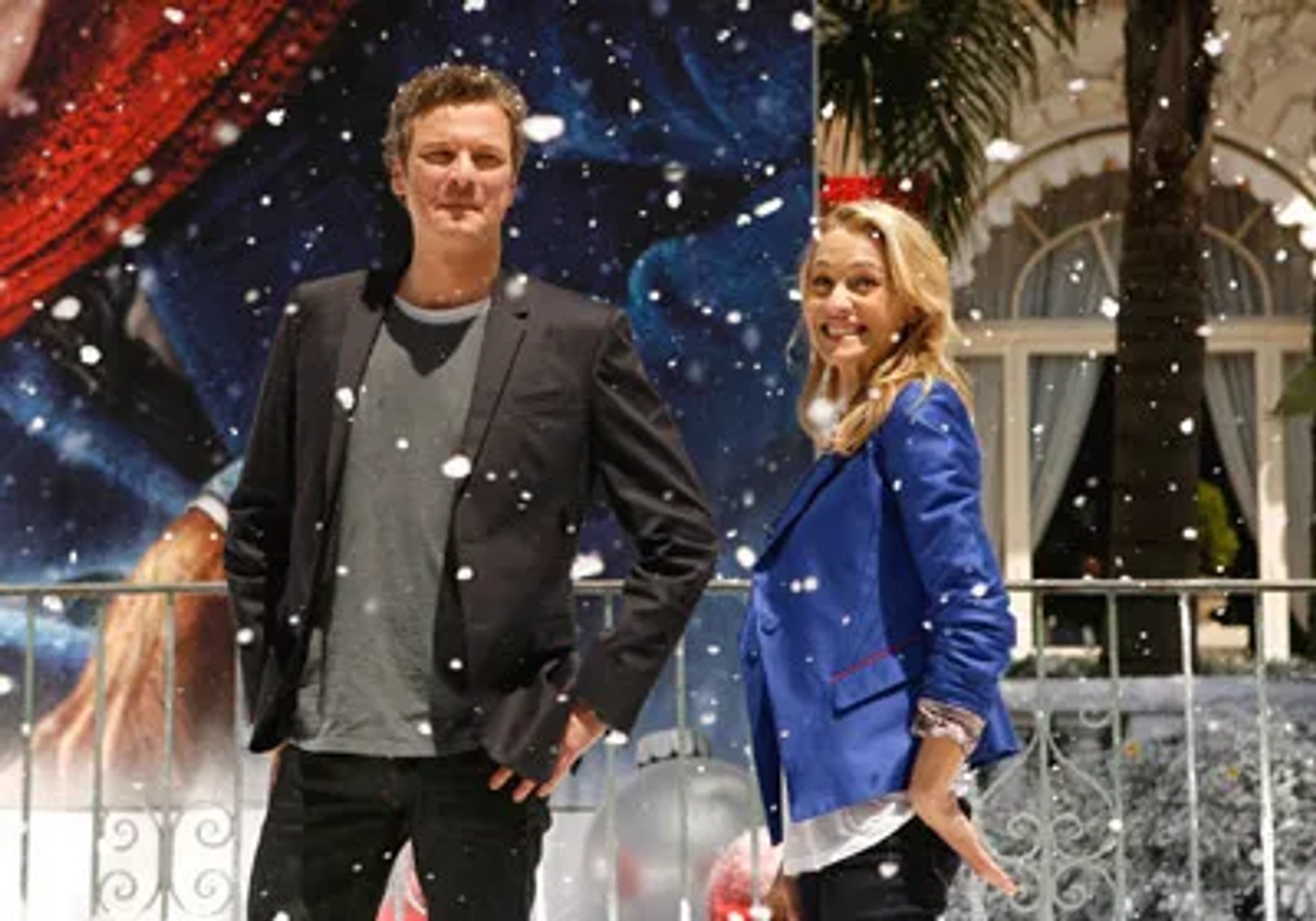 Colin Firth and Robin Wright at an event for A Christmas Carol (2009)
