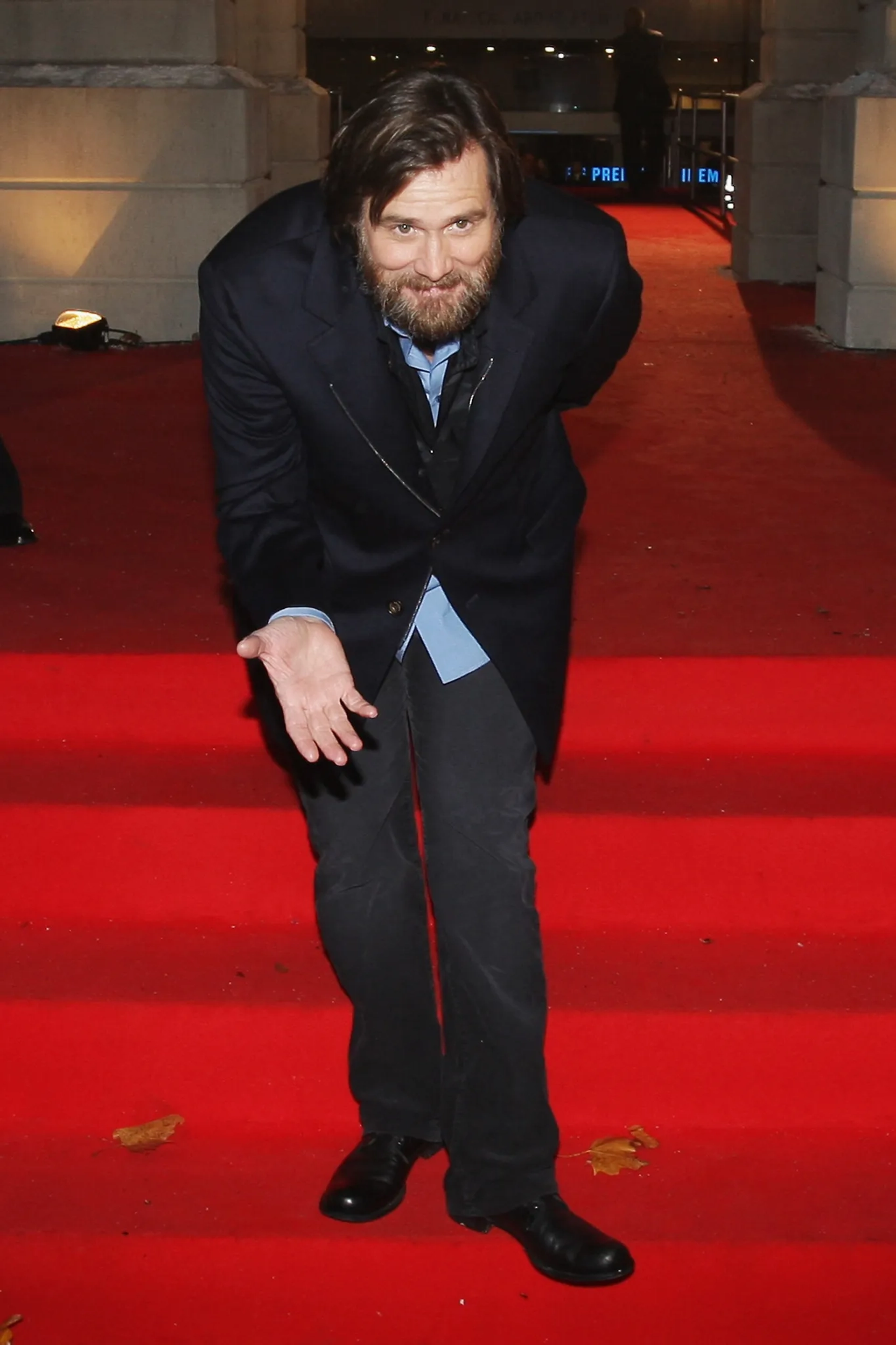 Jim Carrey at an event for A Christmas Carol (2009)