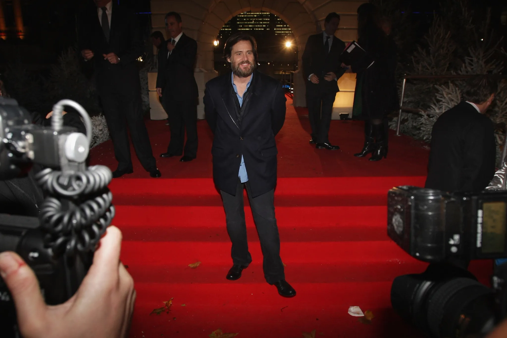 Jim Carrey at an event for A Christmas Carol (2009)