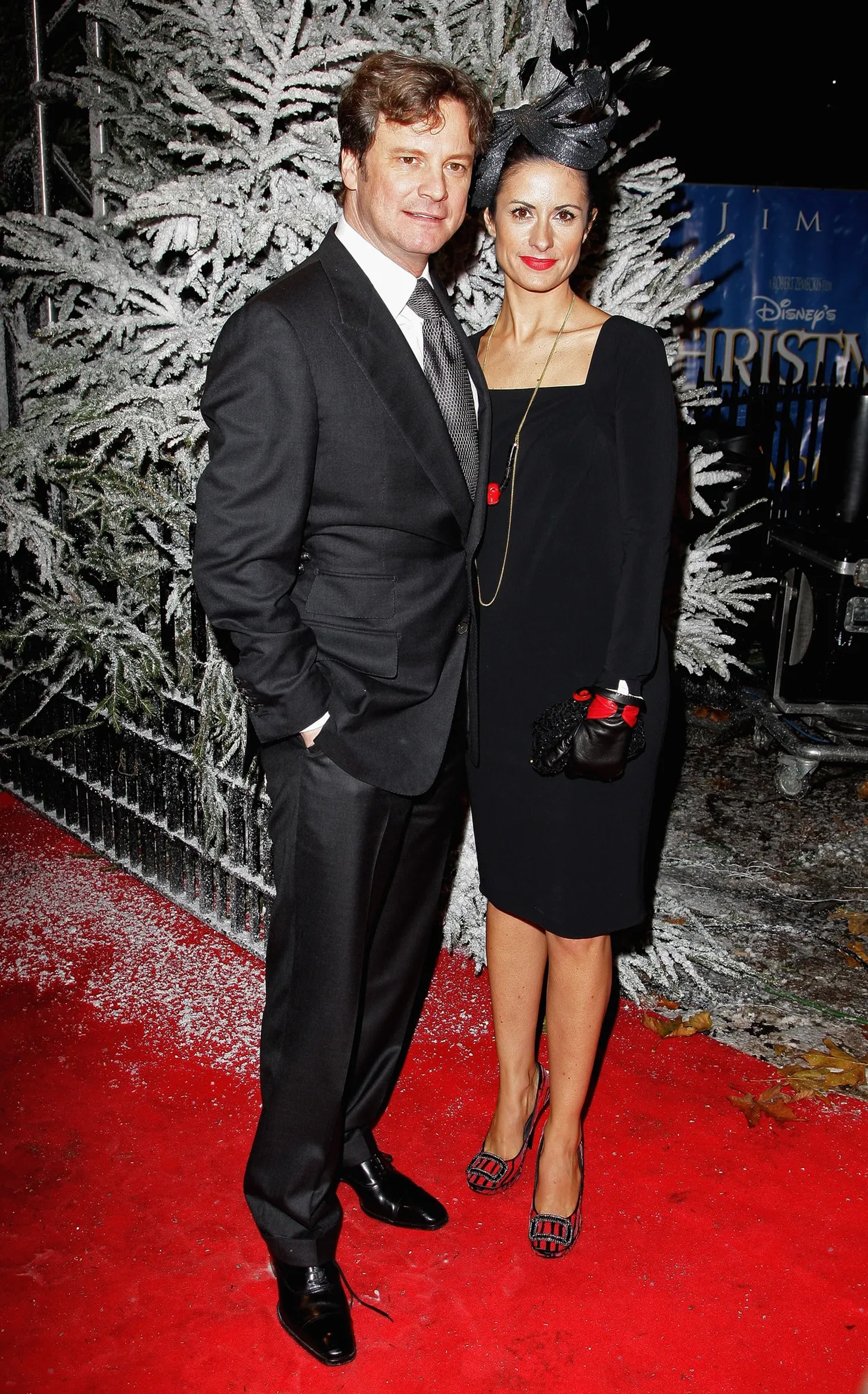 Colin Firth at an event for A Christmas Carol (2009)