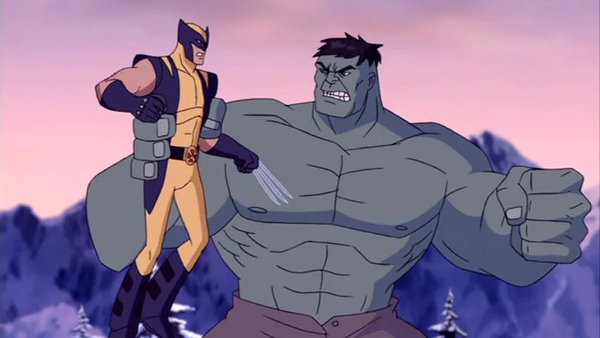 Steve Blum and Fred Tatasciore in Wolverine and the X-Men (2008)