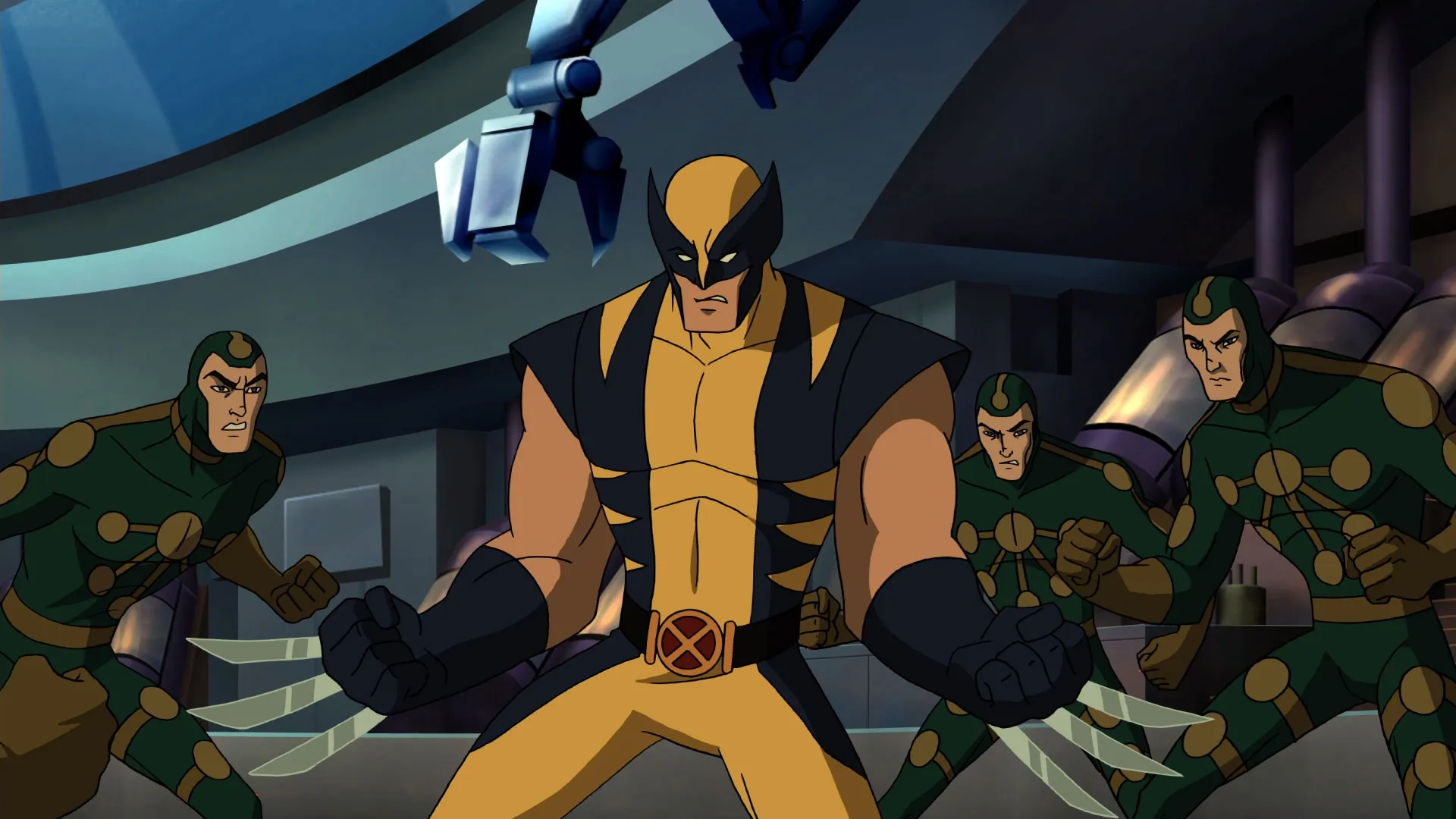 Steve Blum and Crispin Freeman in Wolverine and the X-Men (2008)