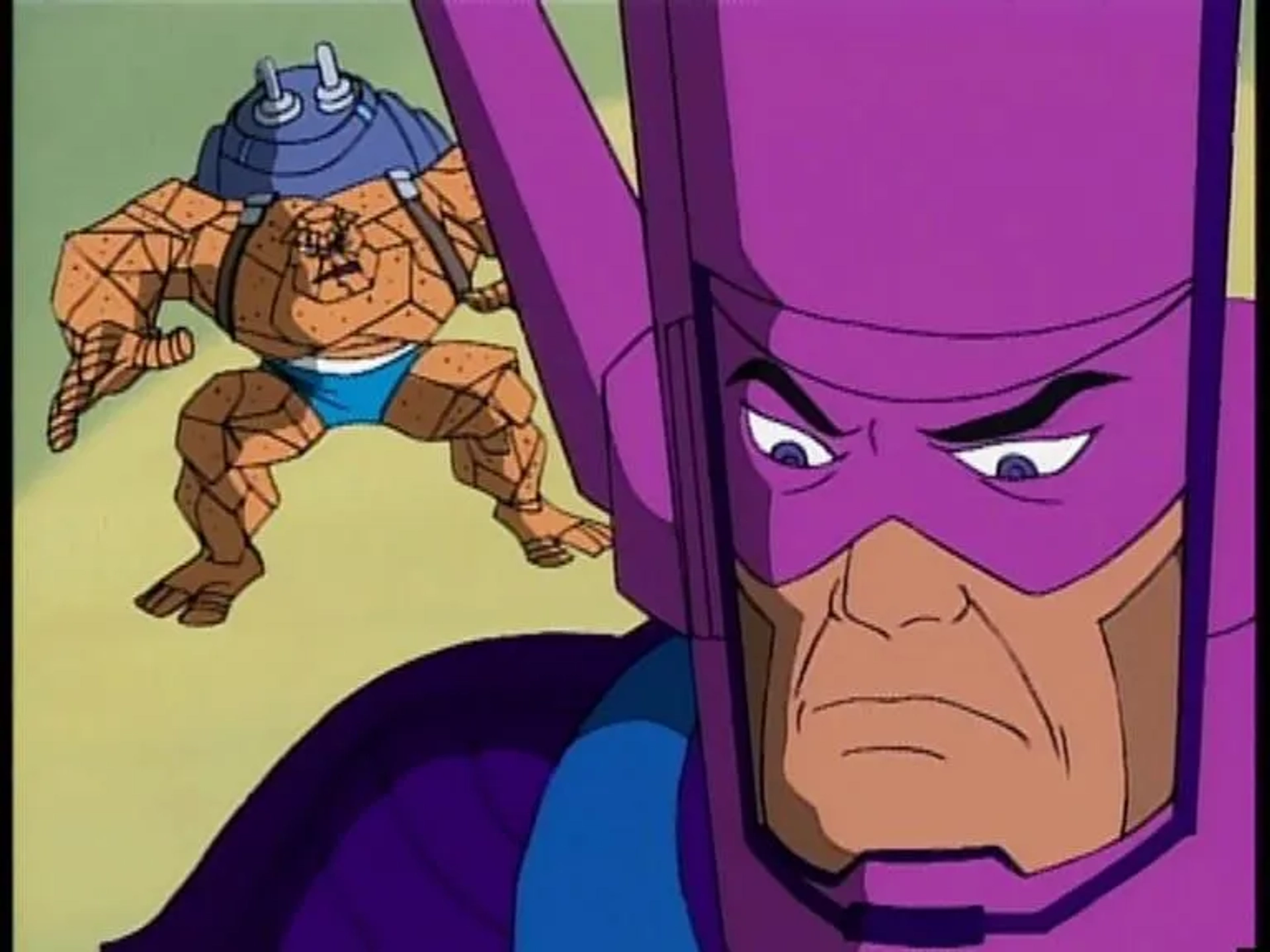 Tony Jay and Chuck McCann in Fantastic Four: The Animated Series (1994)
