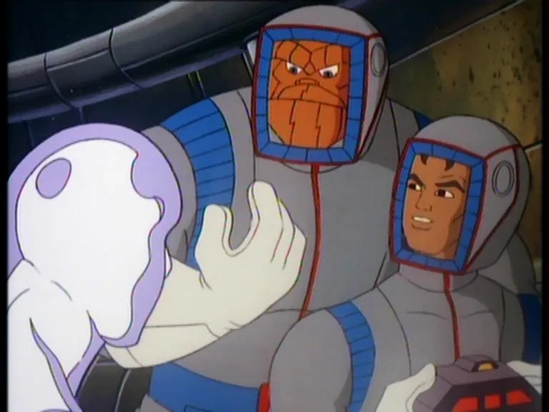 Chuck McCann, Robin Sachs, and Beau Weaver in Fantastic Four: The Animated Series (1994)