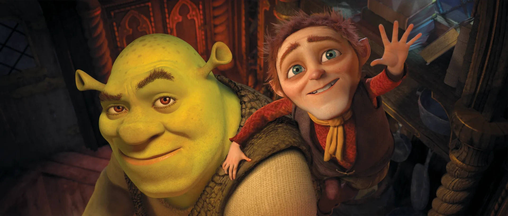 Mike Myers and Walt Dohrn in Shrek Forever After (2010)