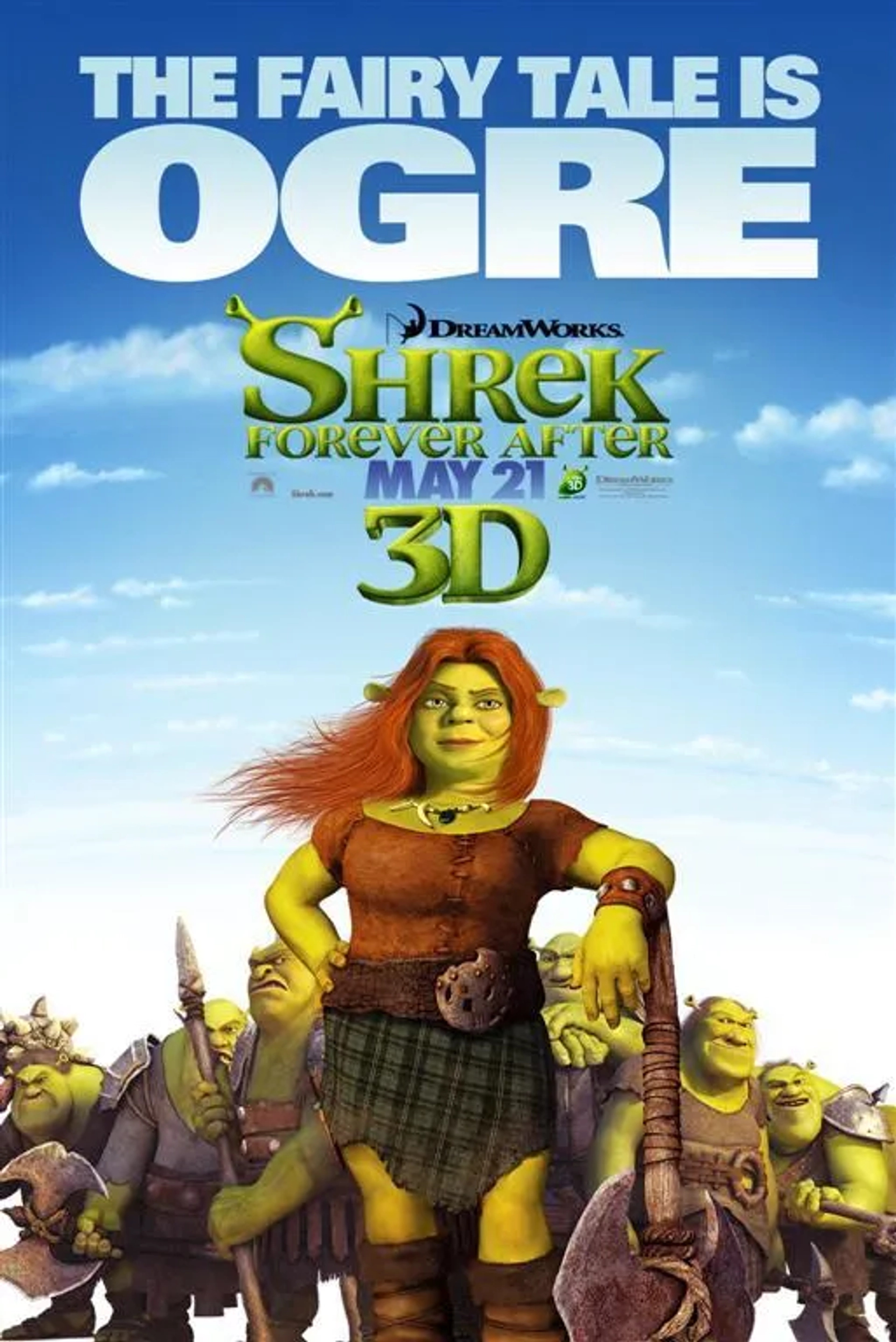 Cameron Diaz, Jon Hamm, Jane Lynch, and Craig Robinson in Shrek Forever After (2010)