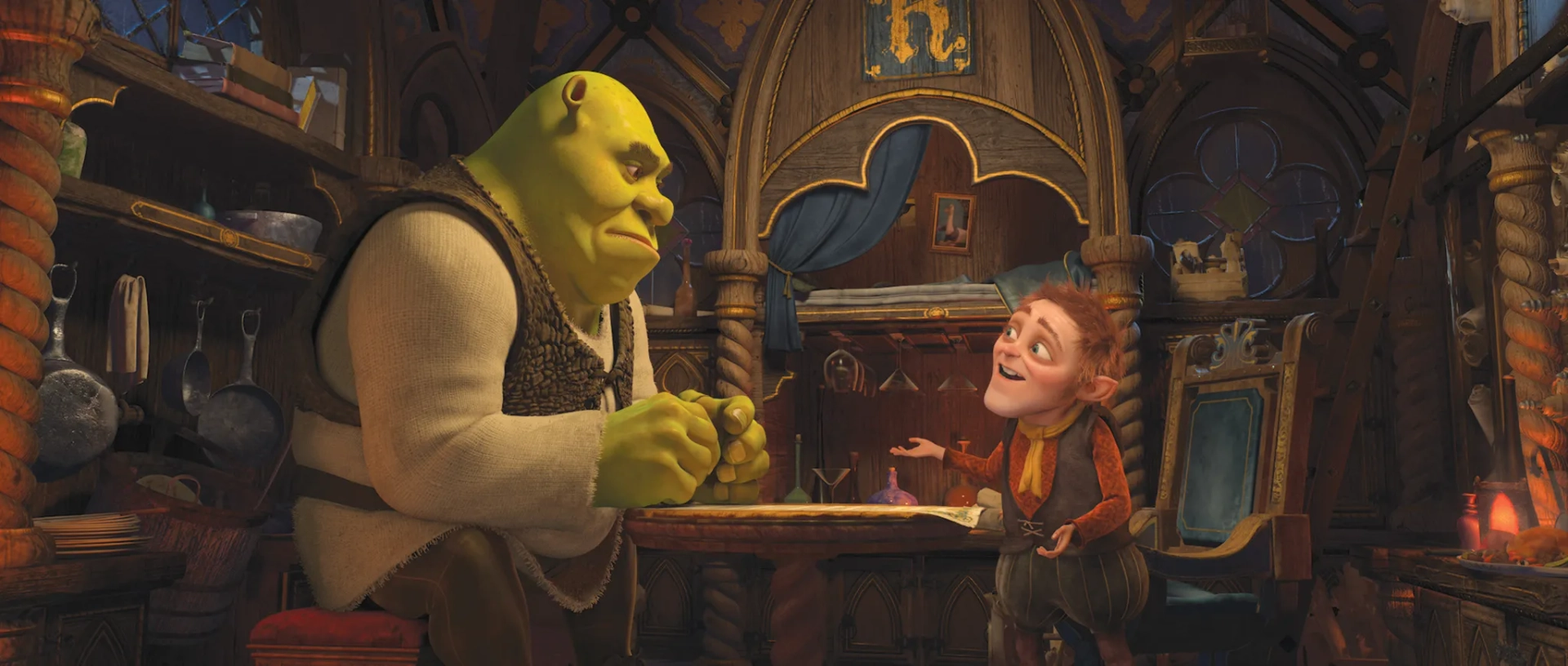 Mike Myers and Walt Dohrn in Shrek Forever After (2010)