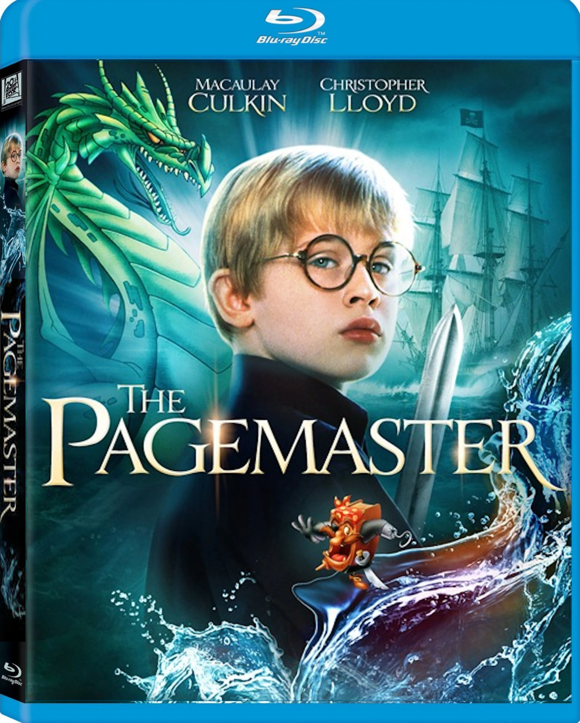 Macaulay Culkin and Patrick Stewart in The Pagemaster (1994)