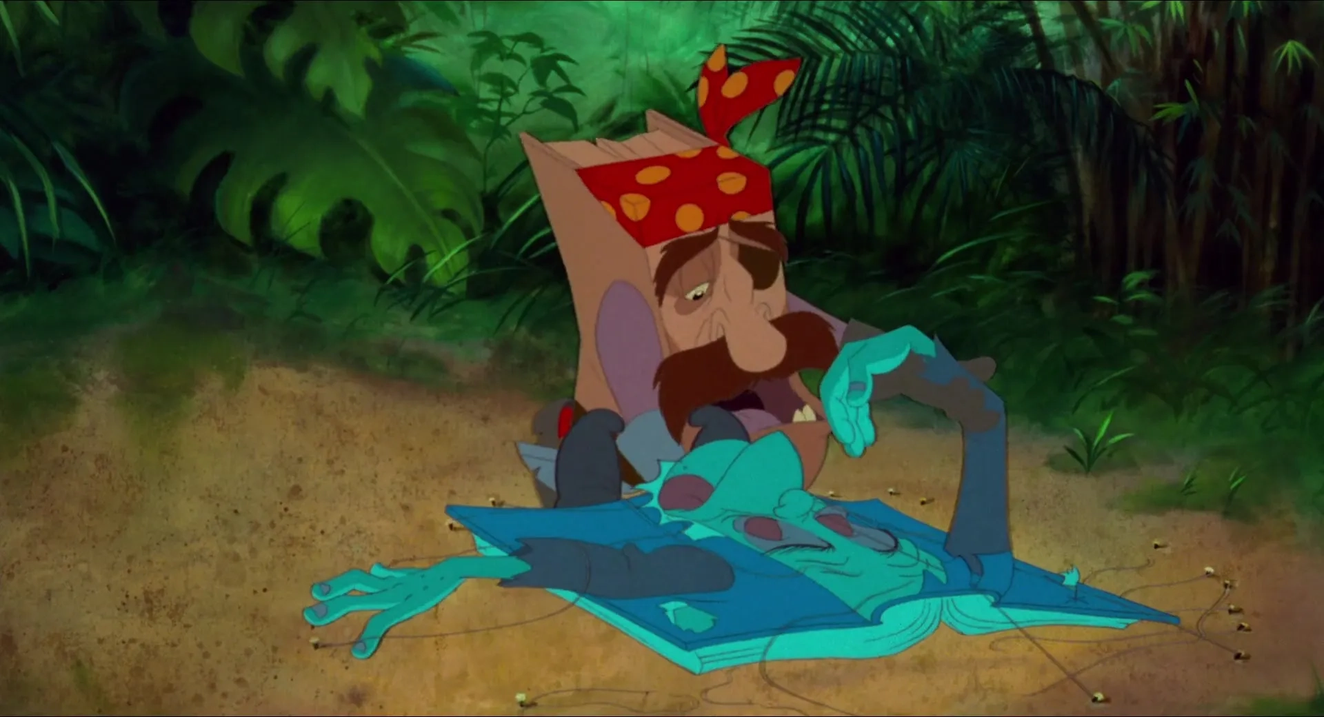 Patrick Stewart and Frank Welker in The Pagemaster (1994)